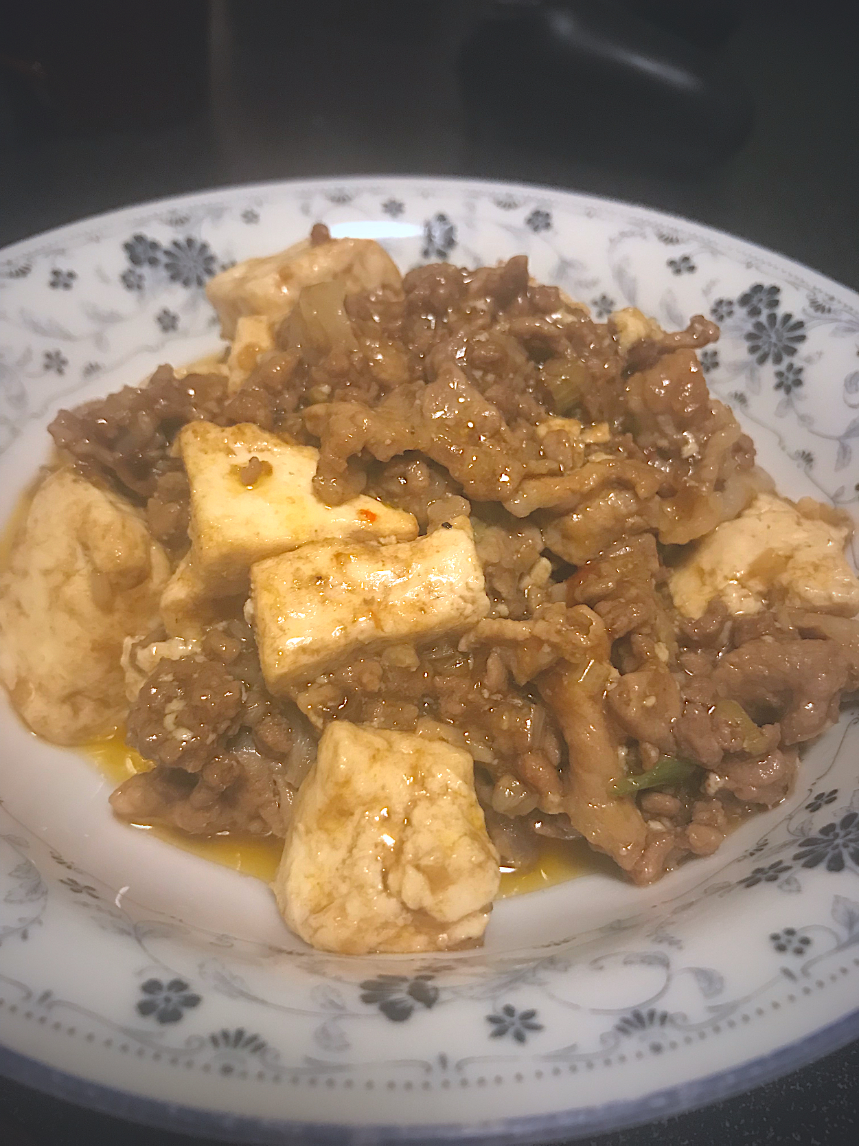 豚コマ麻婆豆腐