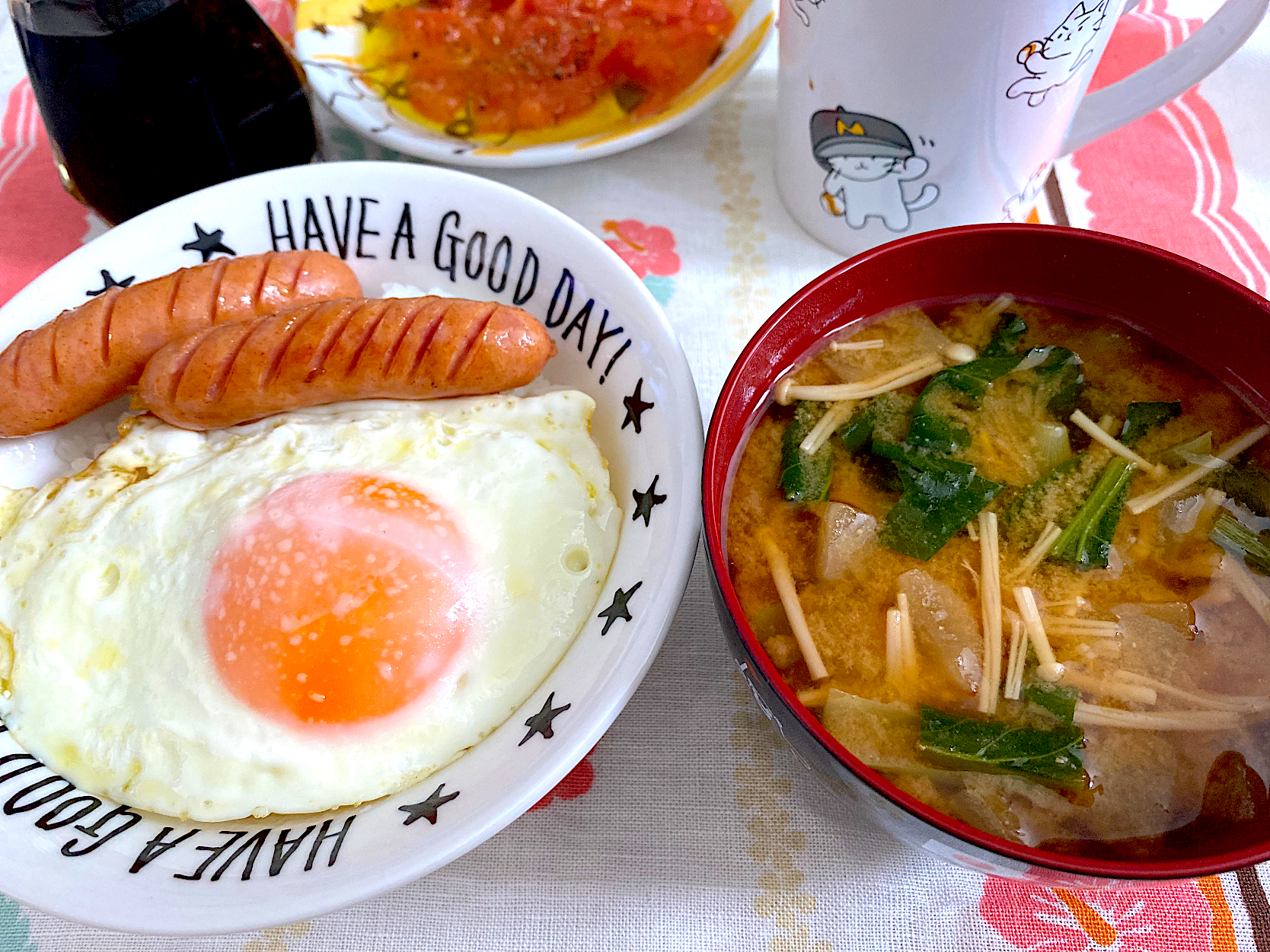 目玉焼きのっけごはん