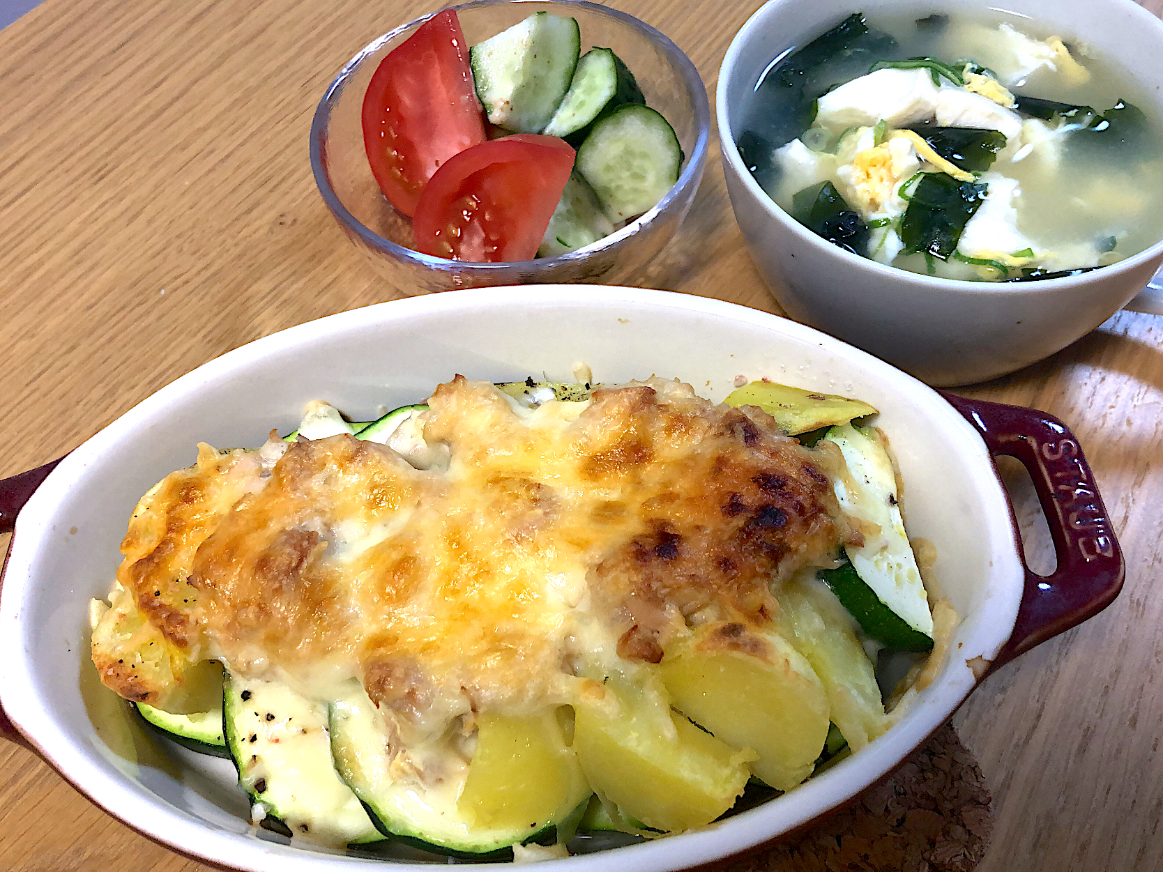 ズッキーニのじゃがいものチーズ焼き🧀