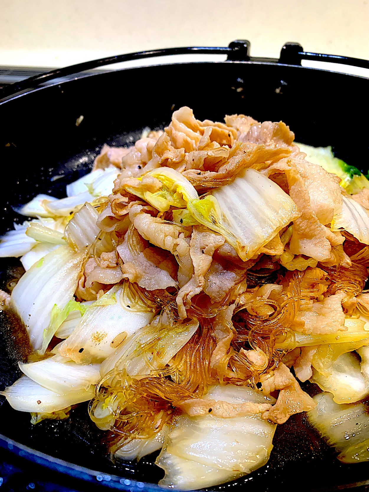 しばざきまりさんの料理 白菜と春雨の豚肉炒め