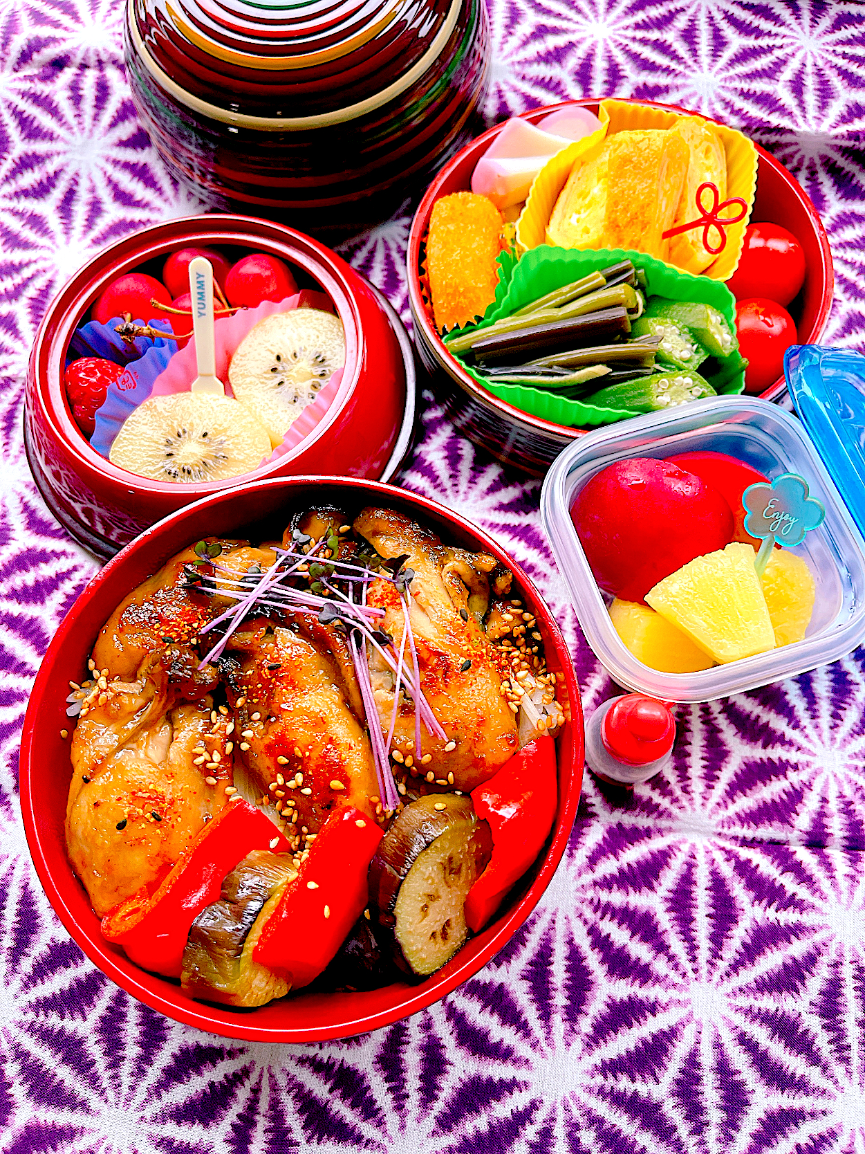 2022/06/27 牡蠣の照り焼き丼弁当