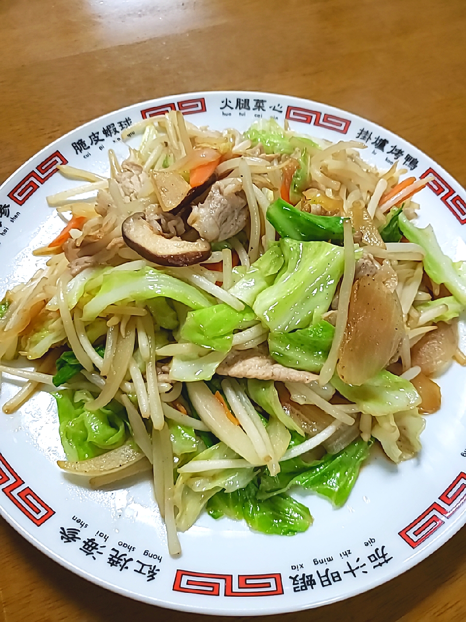 シンプル肉巻き野菜炒め