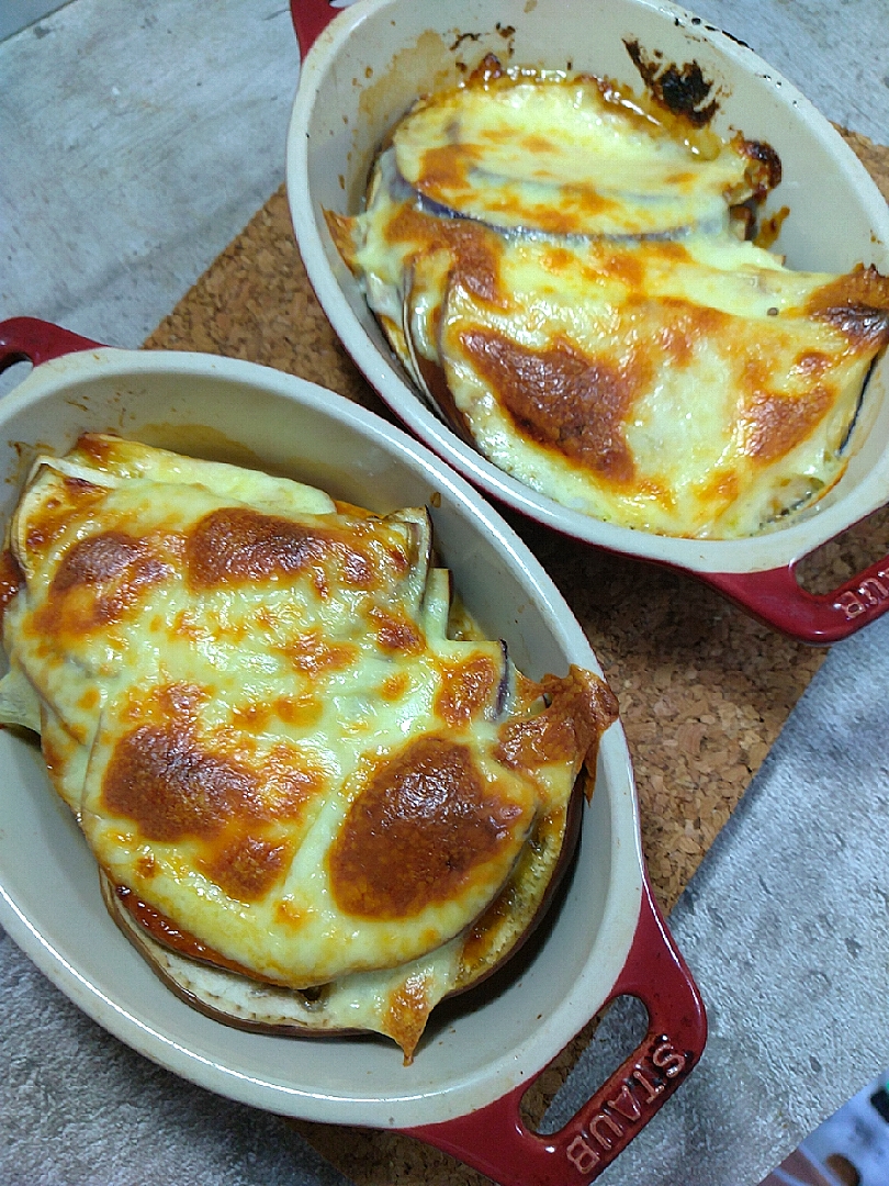 茄子のハチミツ味噌グラタン