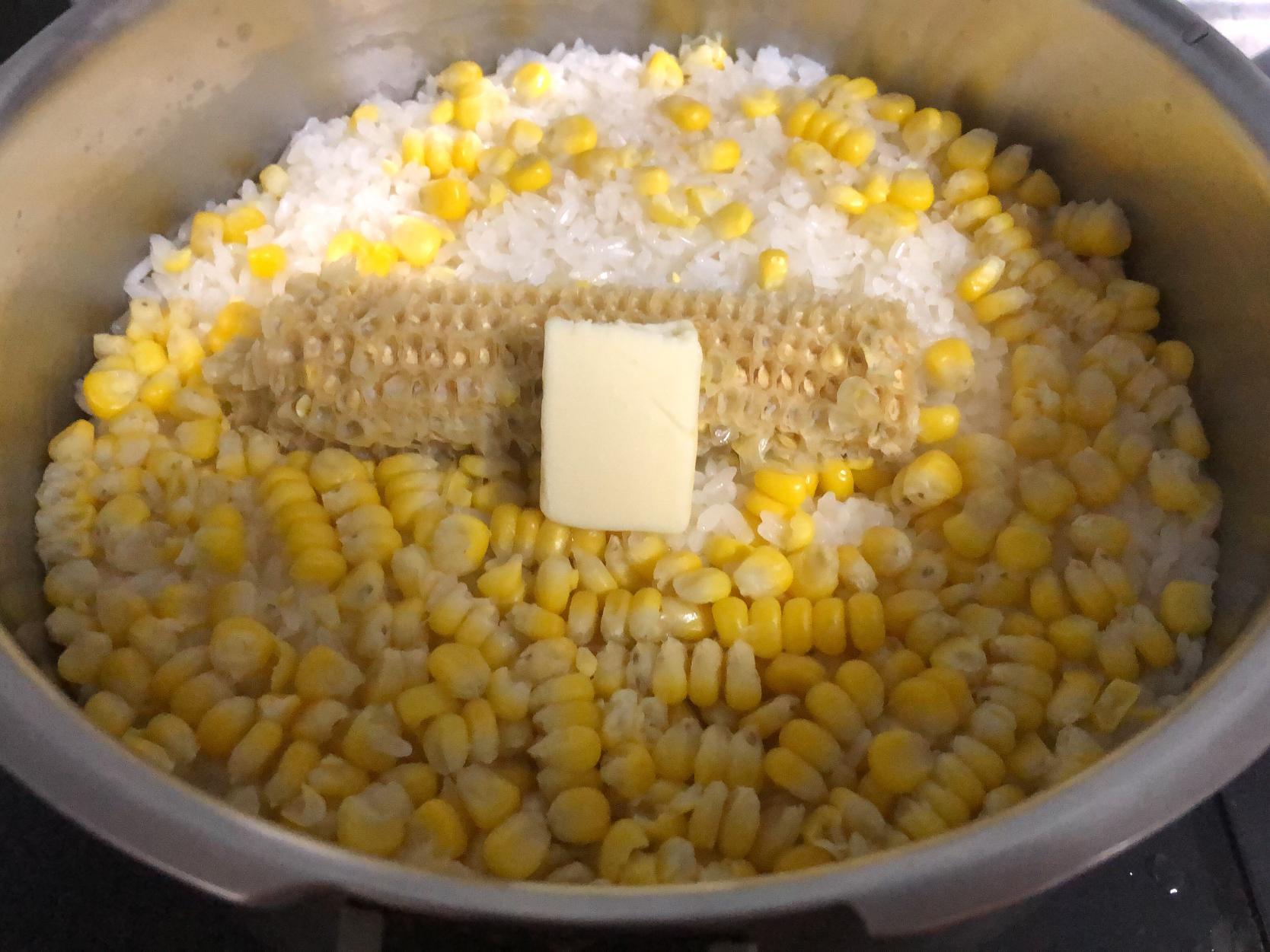 とうもろこしご飯🌽