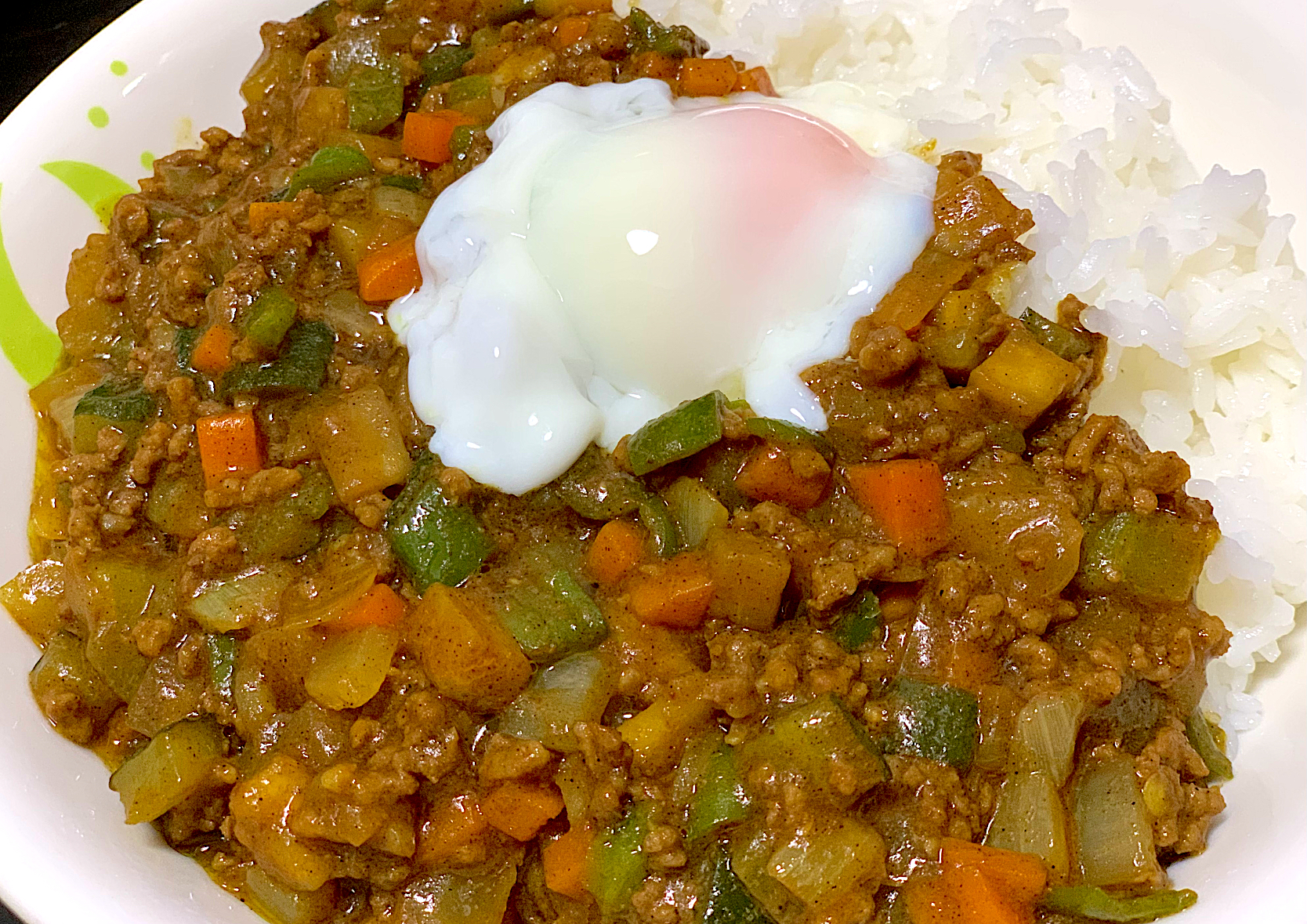 野菜たっぷりキーマカレー