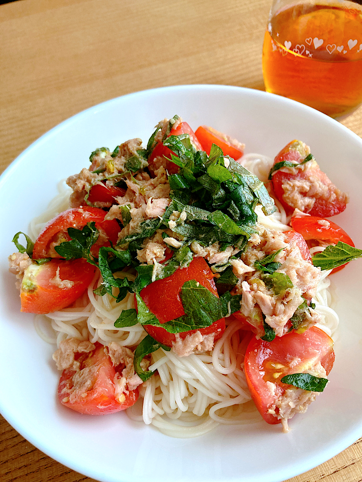 トマトツナそうめん🍅