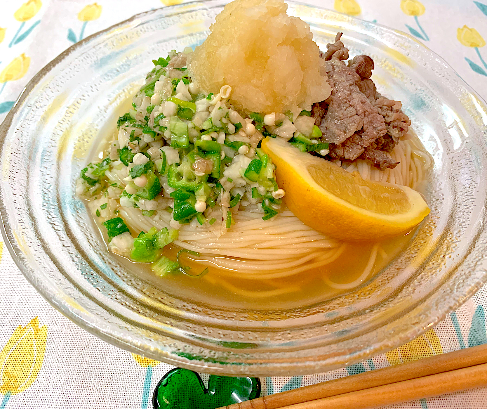 牛しゃぶネバネバ素麺