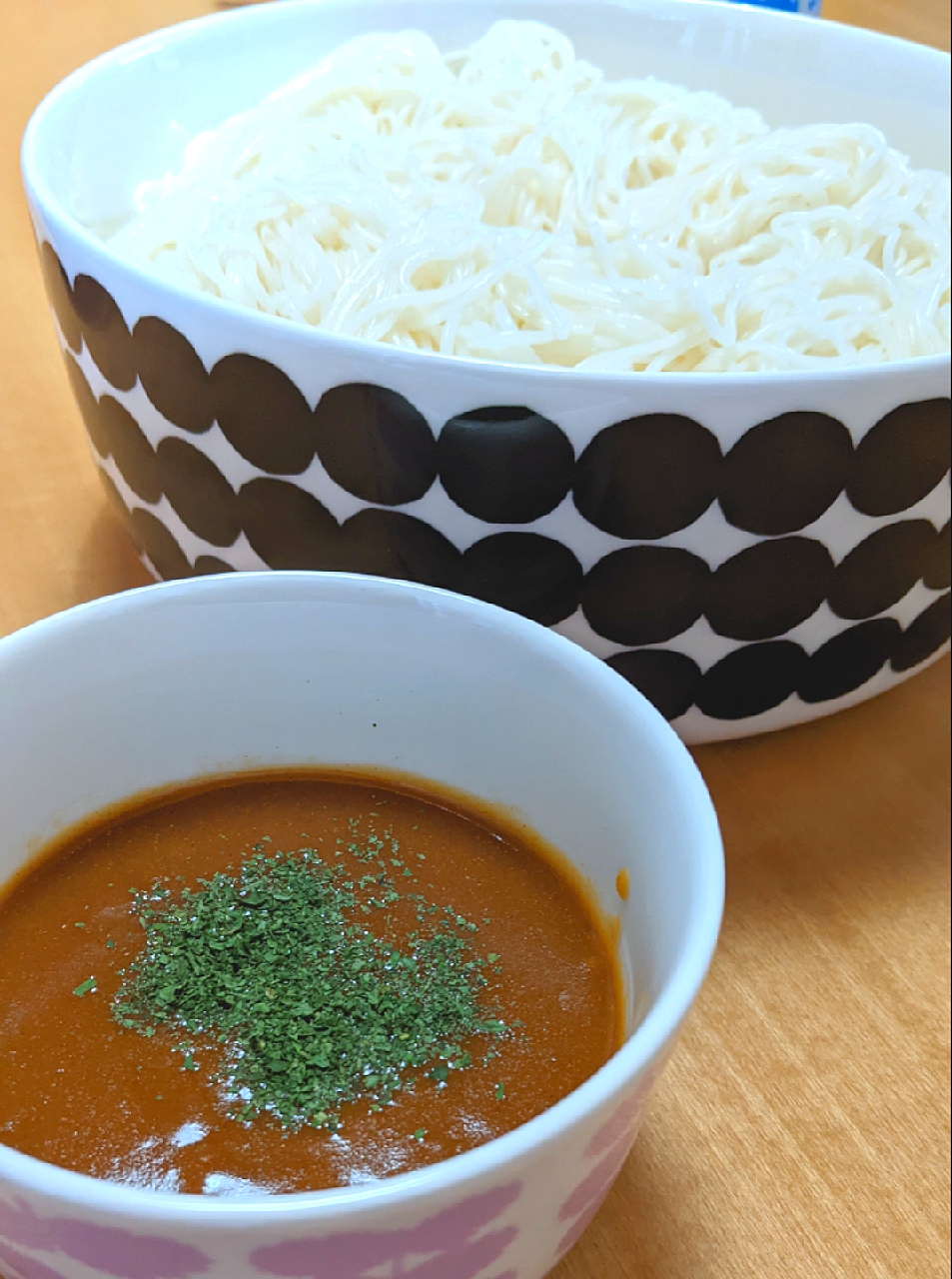 カレーつけ素麺