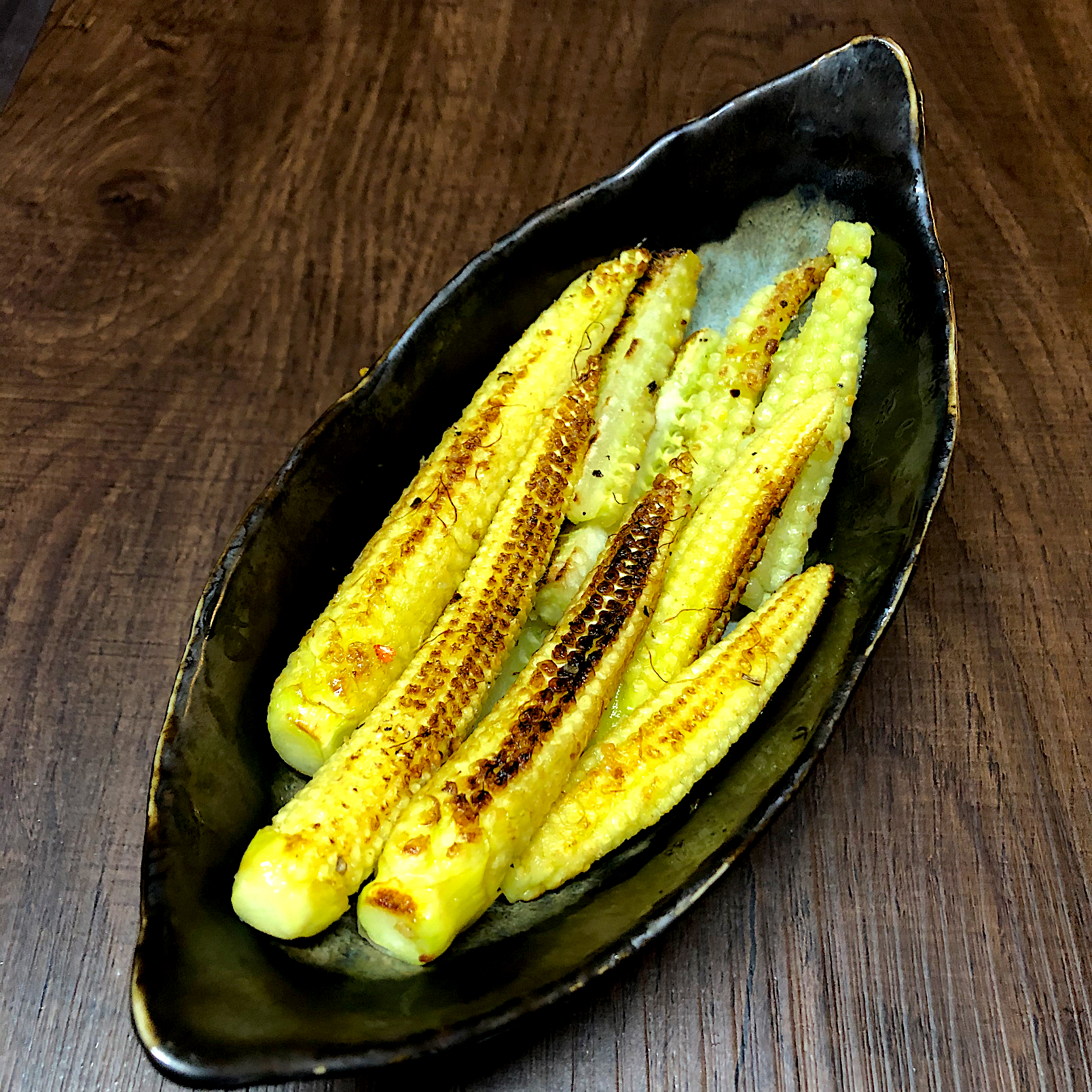 ベビーコーンホイル焼き🌽