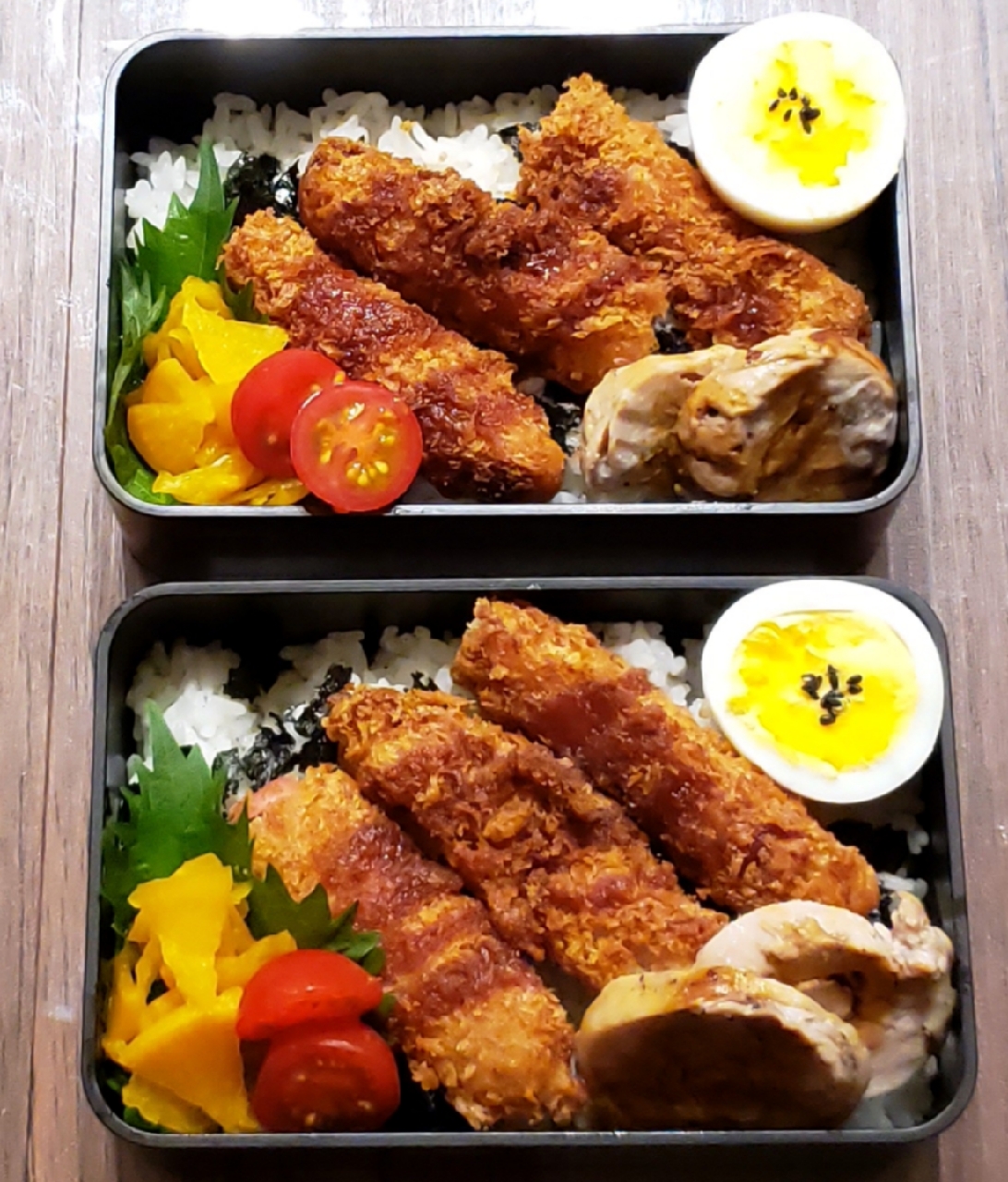 ウインナーのフライ弁当