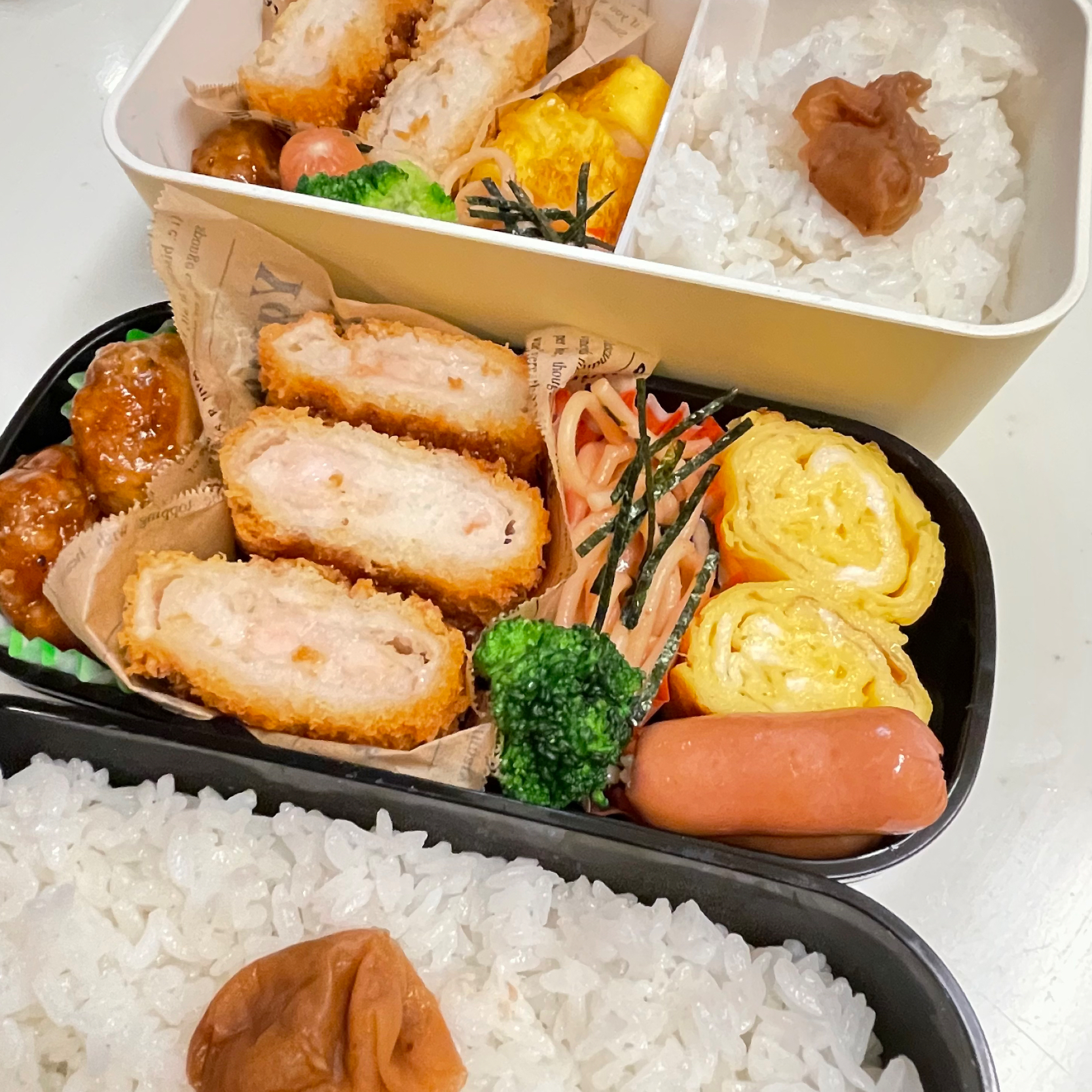 次男の大好きなものばかり弁当🍱