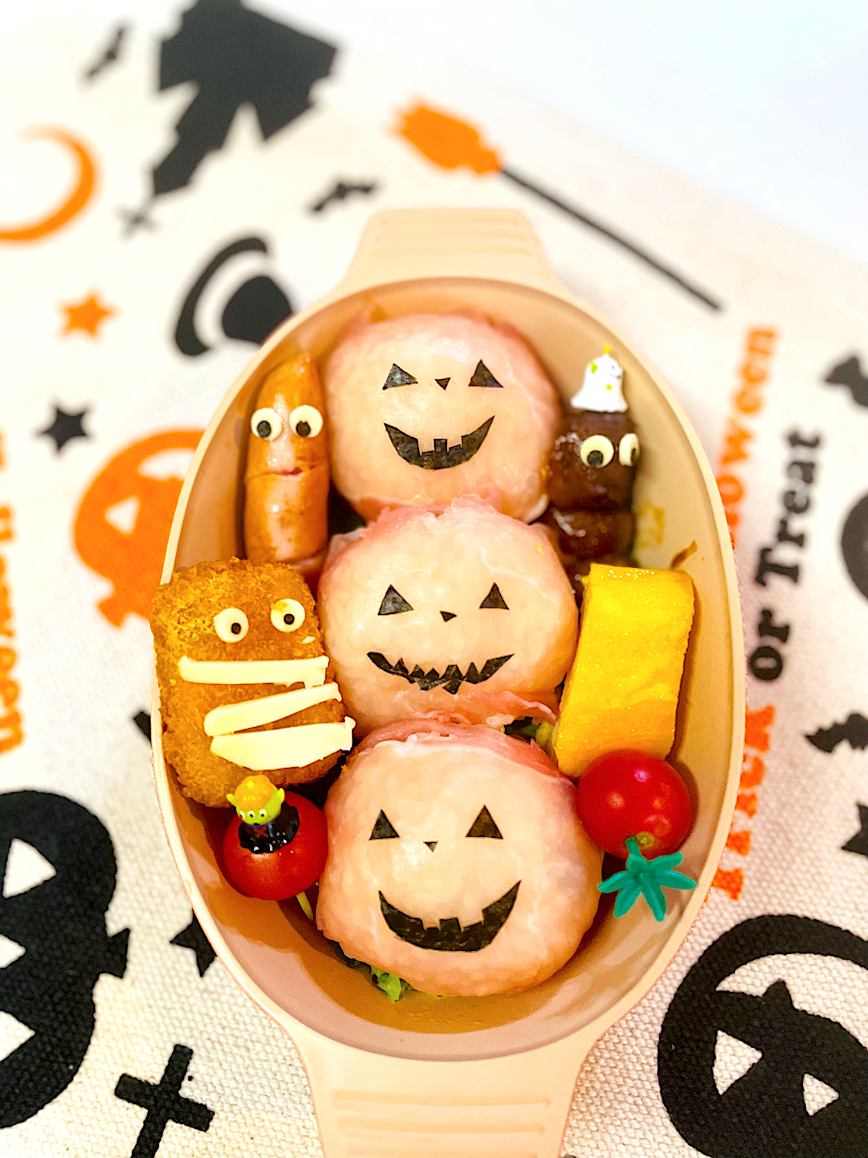 生ハムハロウィンお弁当🎃