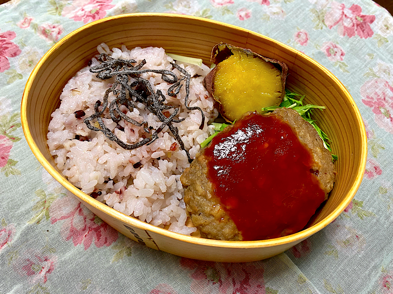 ゼロミートハンバーグのお弁当