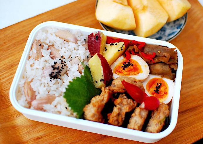 落花生ご飯弁当