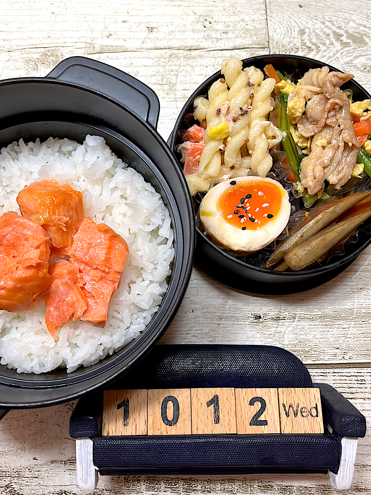 豚肉と玉子のオイスター炒め弁当☆10/12#高校男子弁当