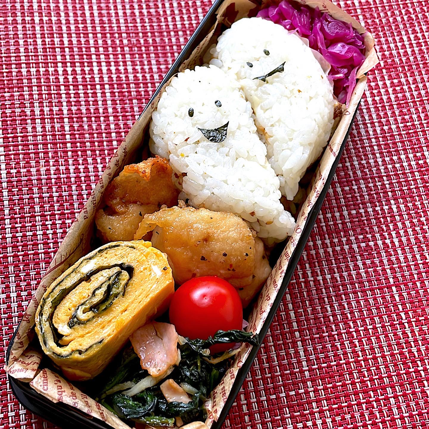 娘の具沢山おばけむすび弁当