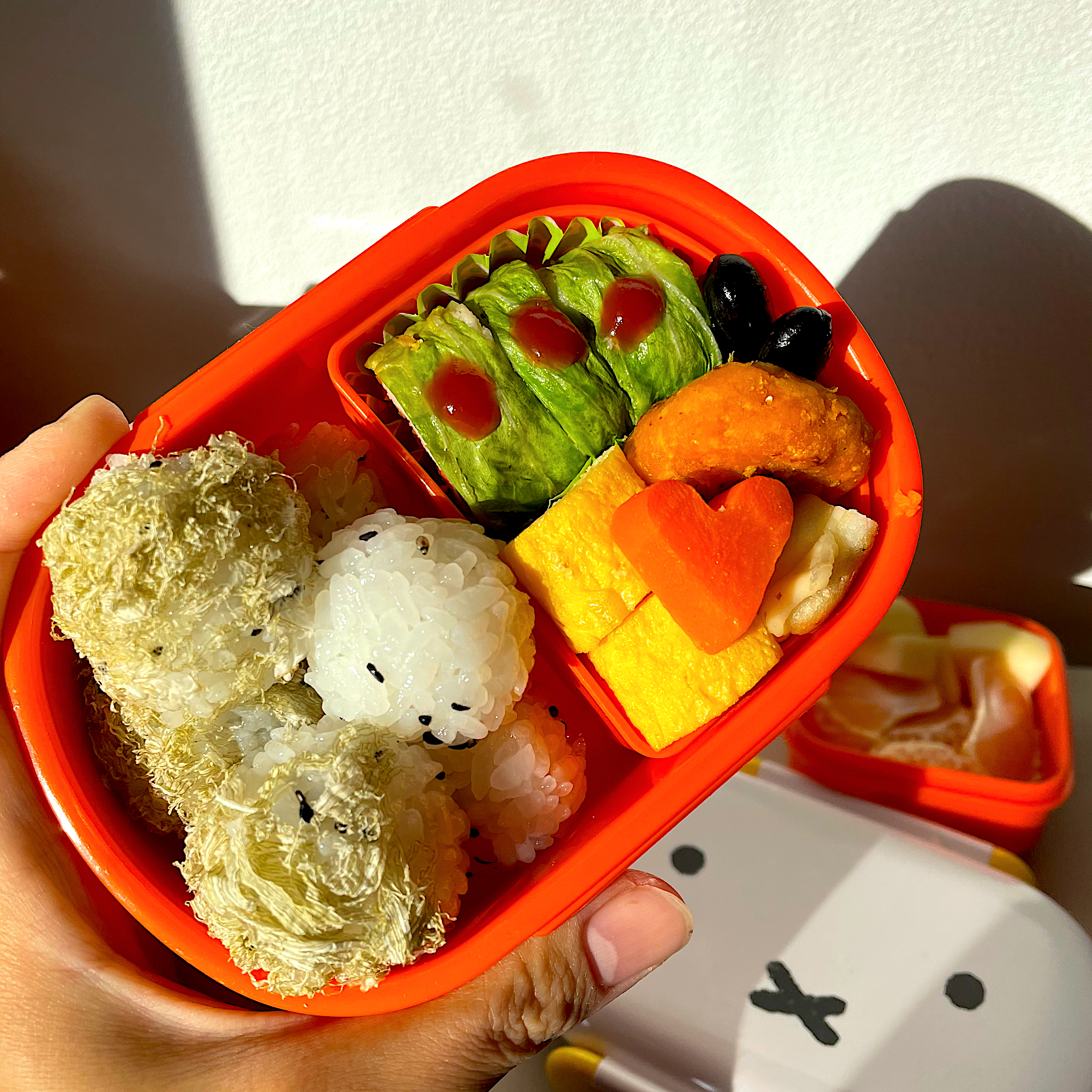 焼きロールキャベツ弁当