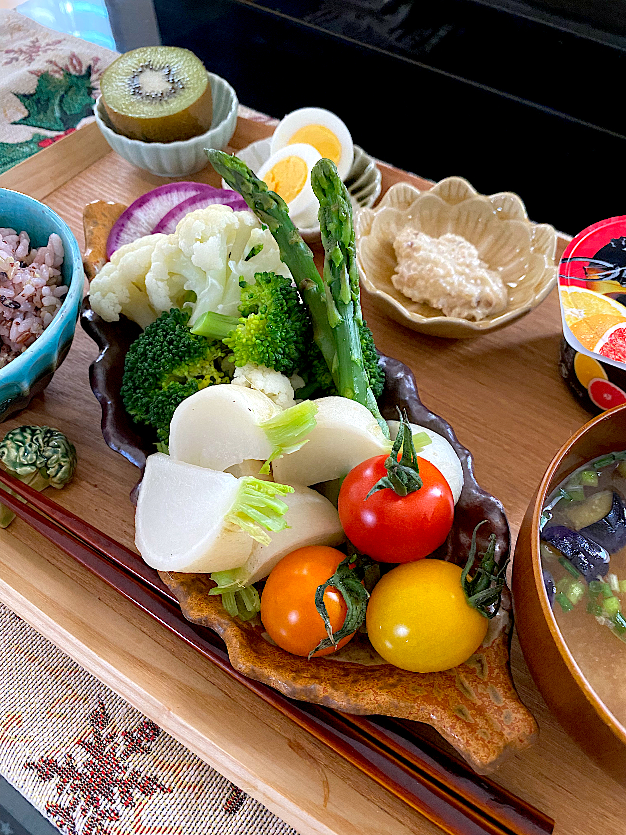 ホットサラダ🥗お野菜盛り盛り〜🥦