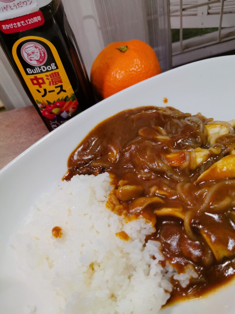 糸こんにゃく入りカレー👌グ〜です😀