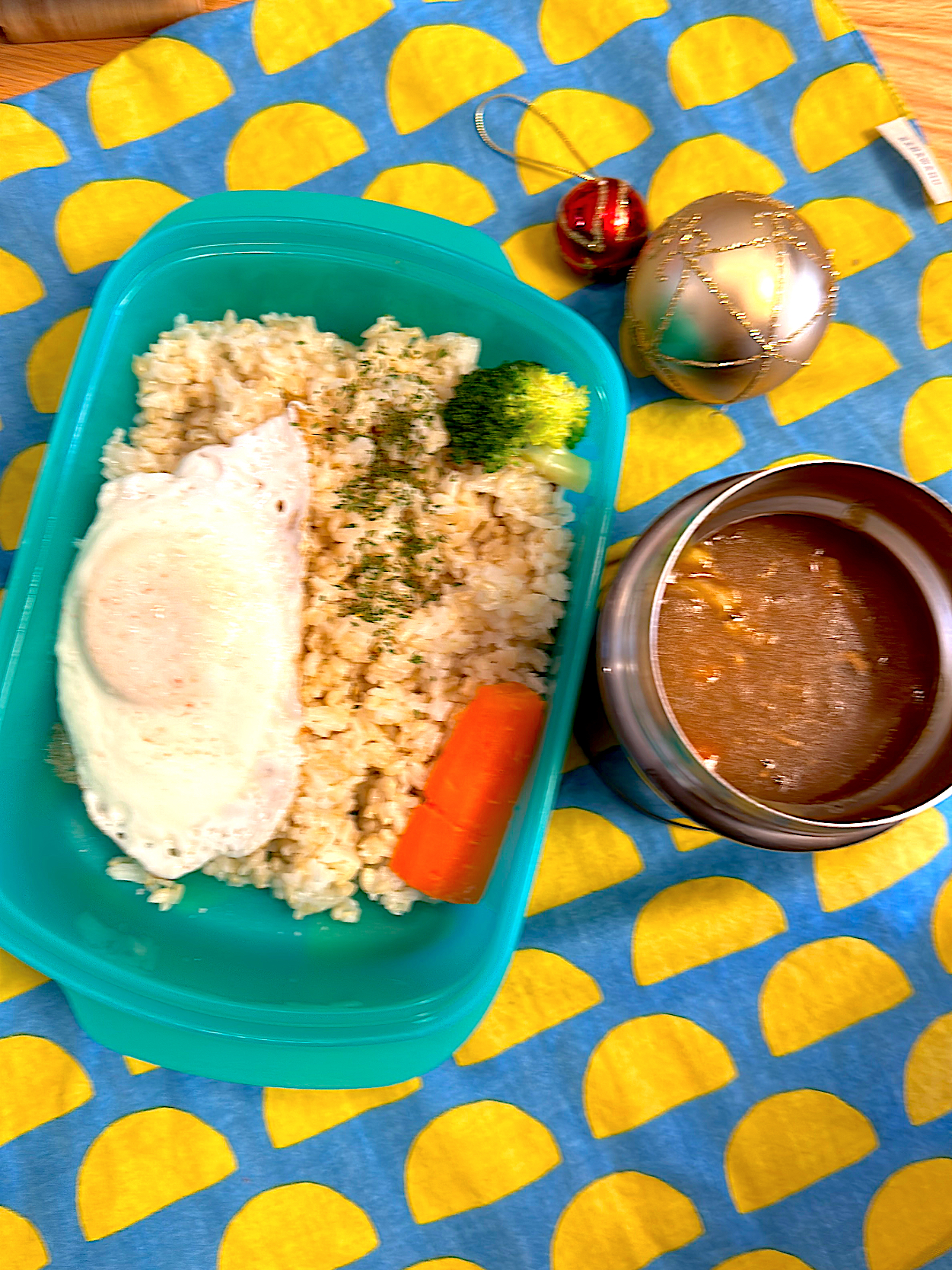 🎄.*✨2022.12.16カレー弁当~~~🎅🍱😋