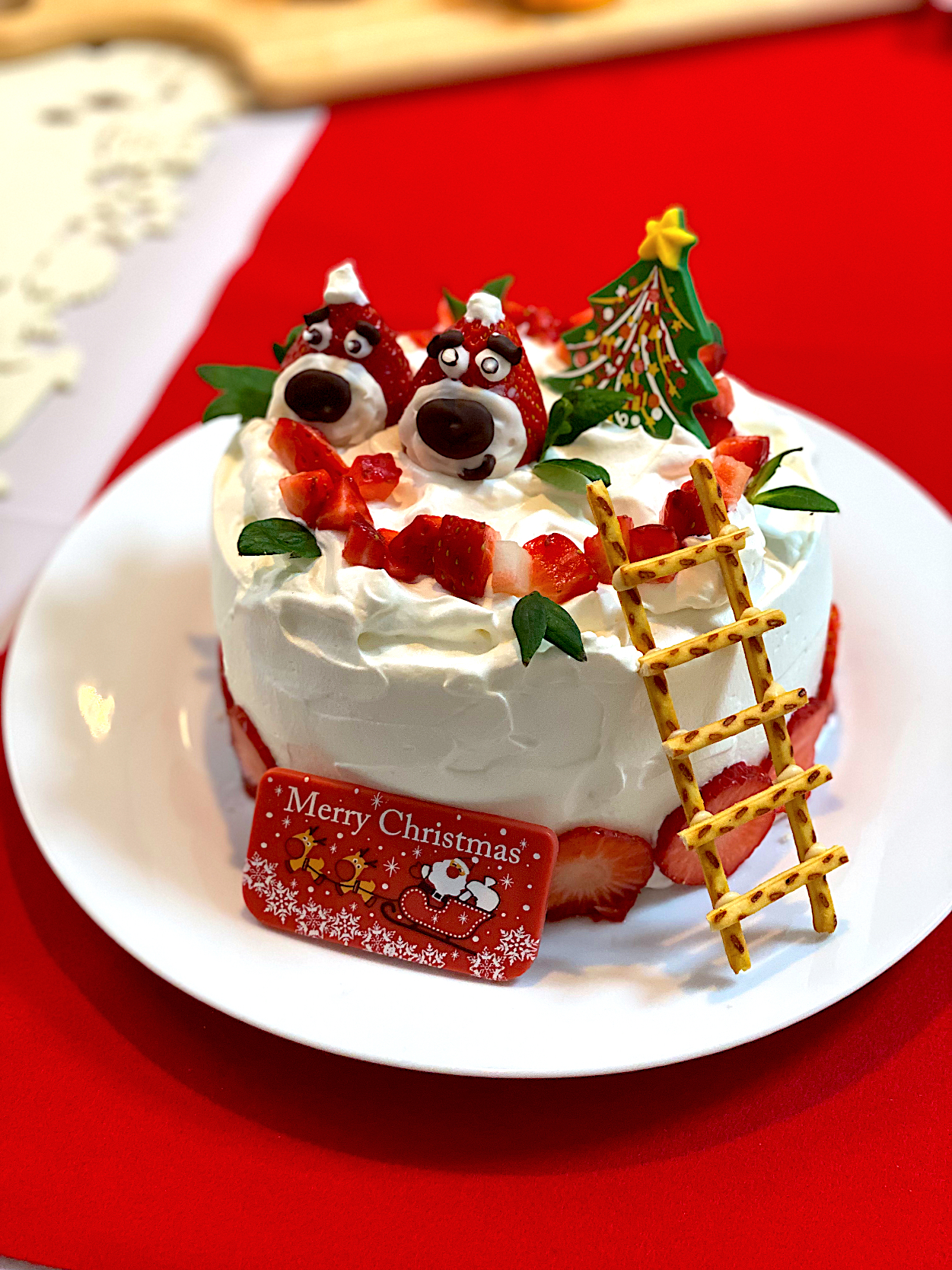 手作りクリスマスケーキ