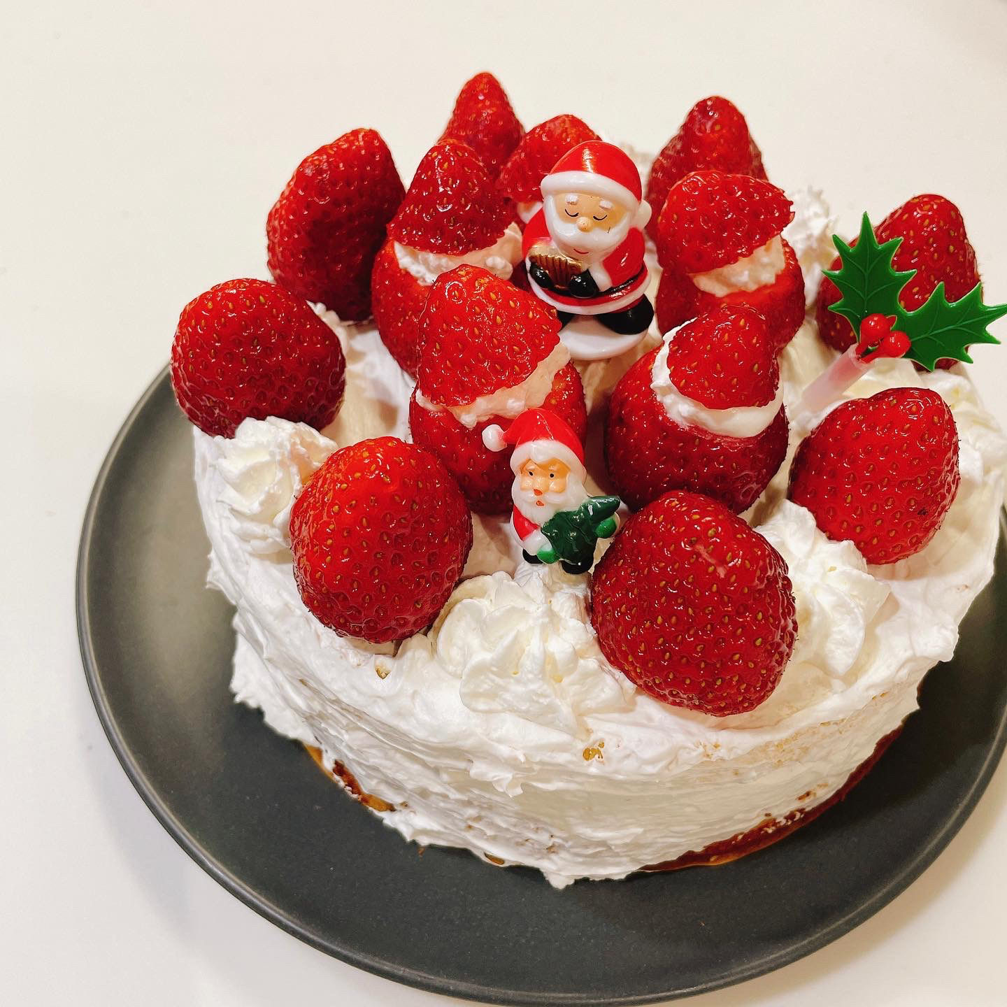 娘たちとクリスマスケーキ作り🎂