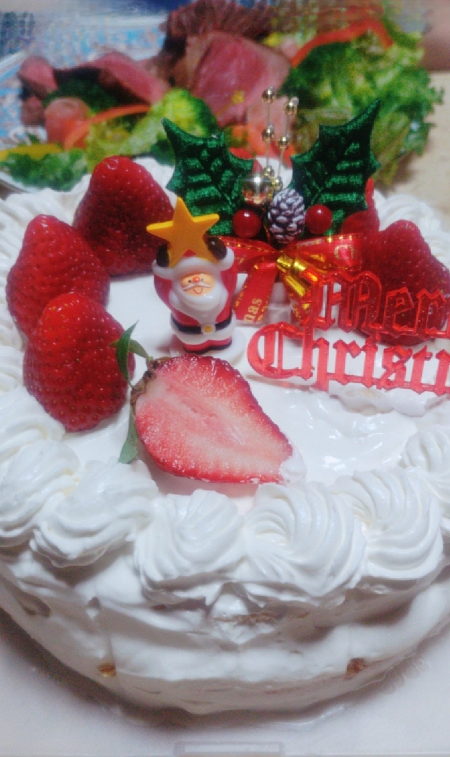 JK♡娘の手作り
クリスマス♬苺🍓ショートケーキ♬

美味し～ッｗ幸せ～ッｗ