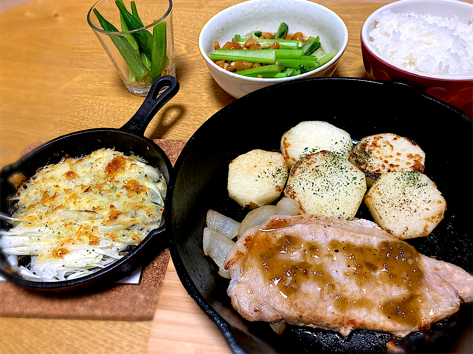 ご飯モリモリ食べた♪