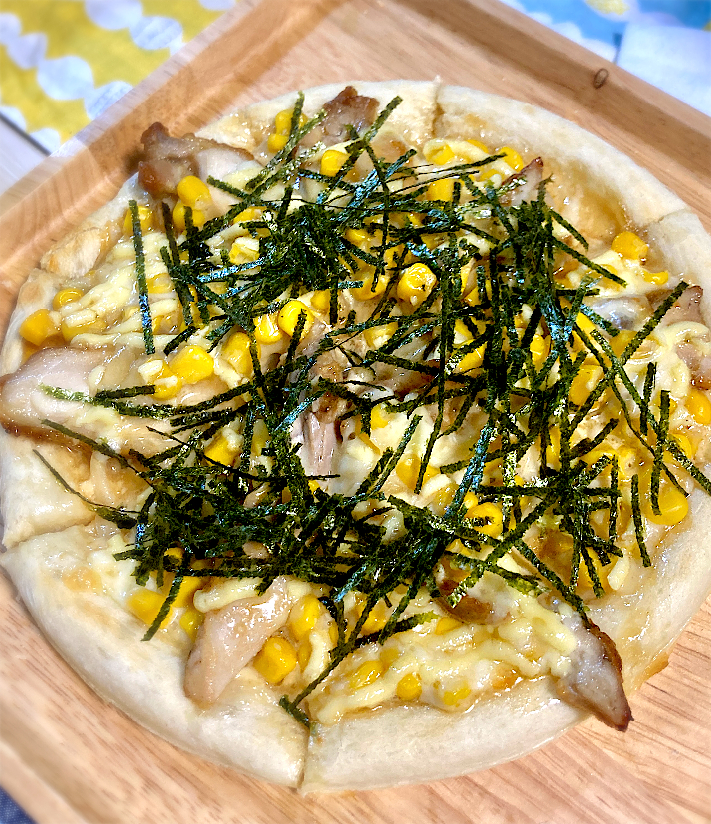 照り焼きチキンピザ🍕