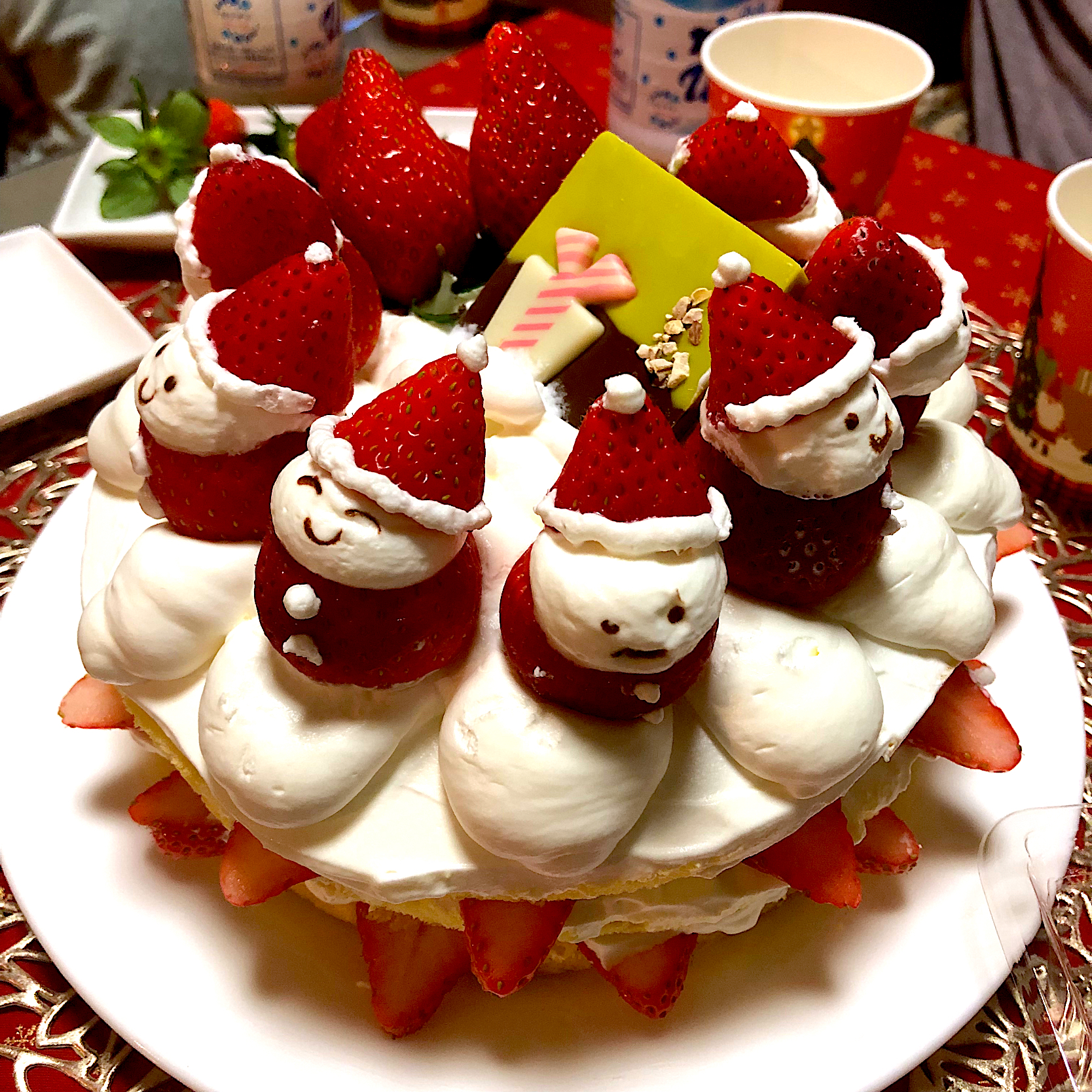 サンタさんのクリスマスケーキ🎂🤶