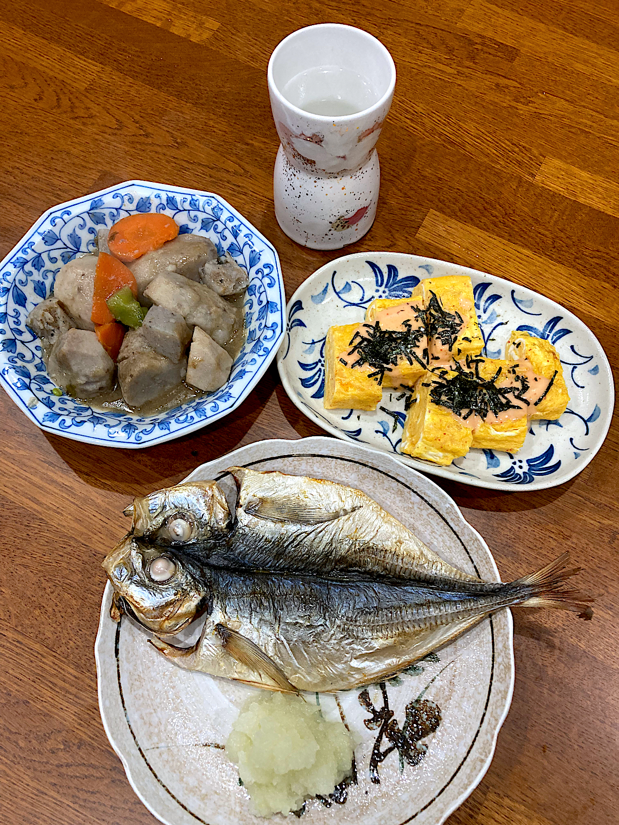 普通の晩ご飯(笑)