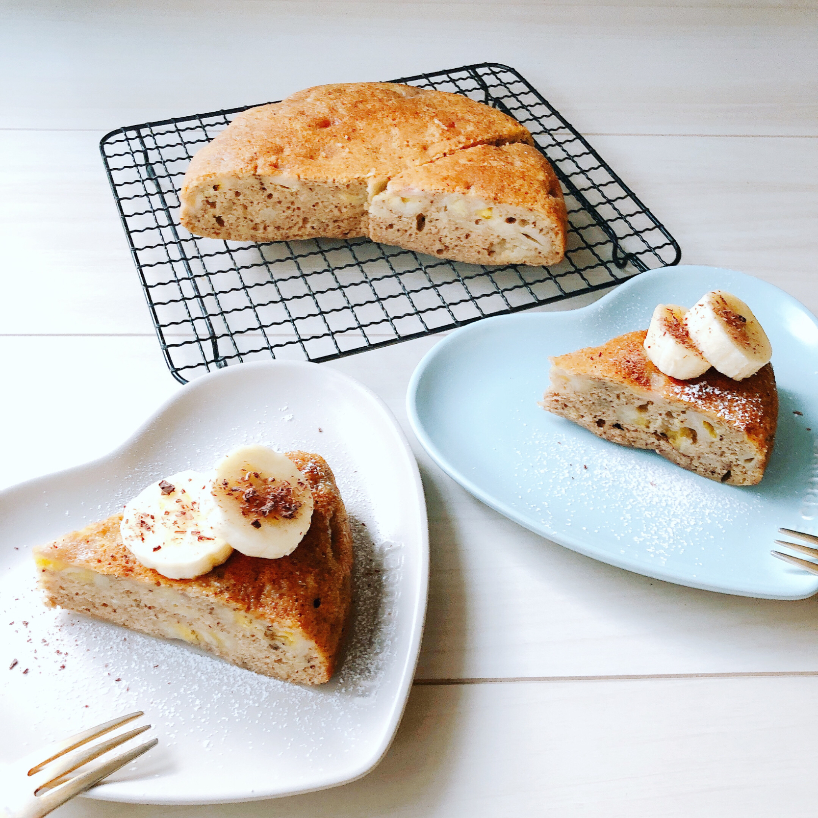 炊飯器でつくるバナナケーキ🍌