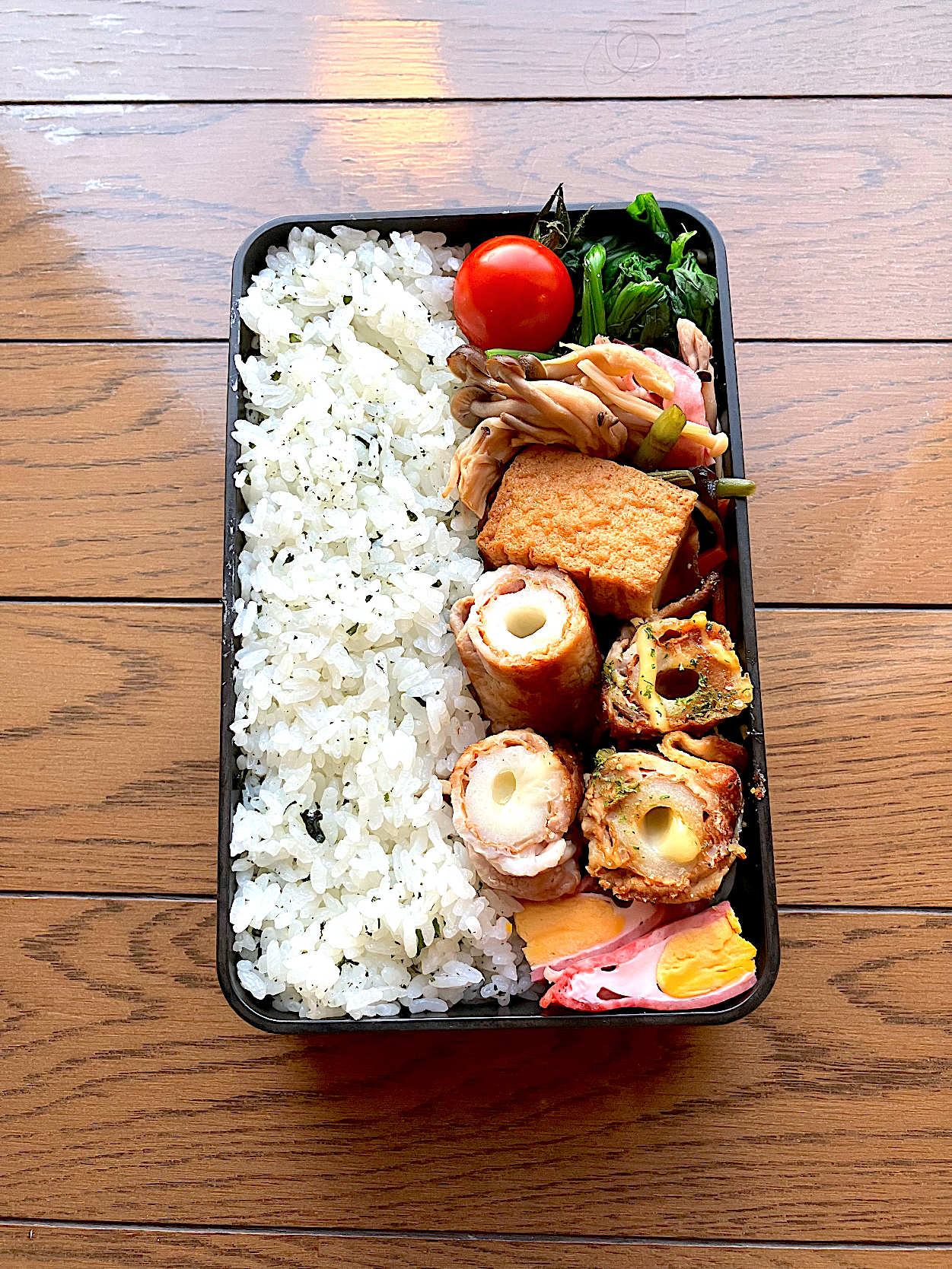 チーズちくわ肉巻き弁当