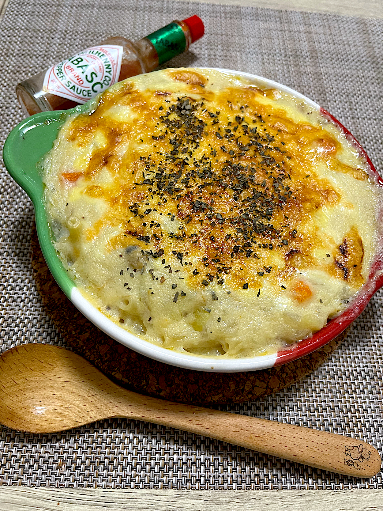 今日のお昼ごはん~リメイクグラタン~