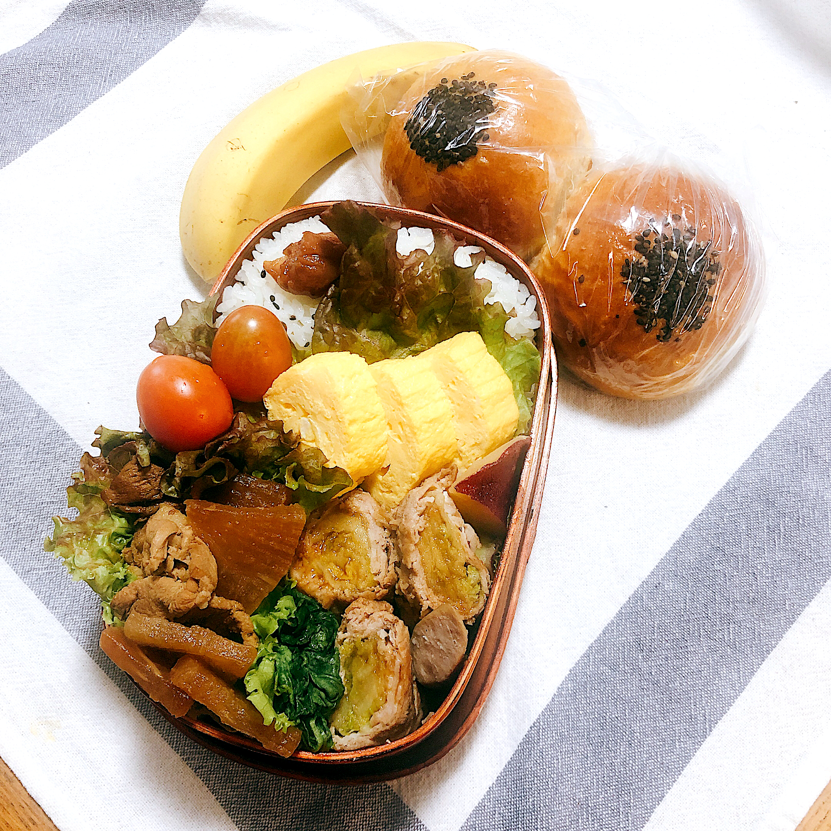 三男男子高校生弁当