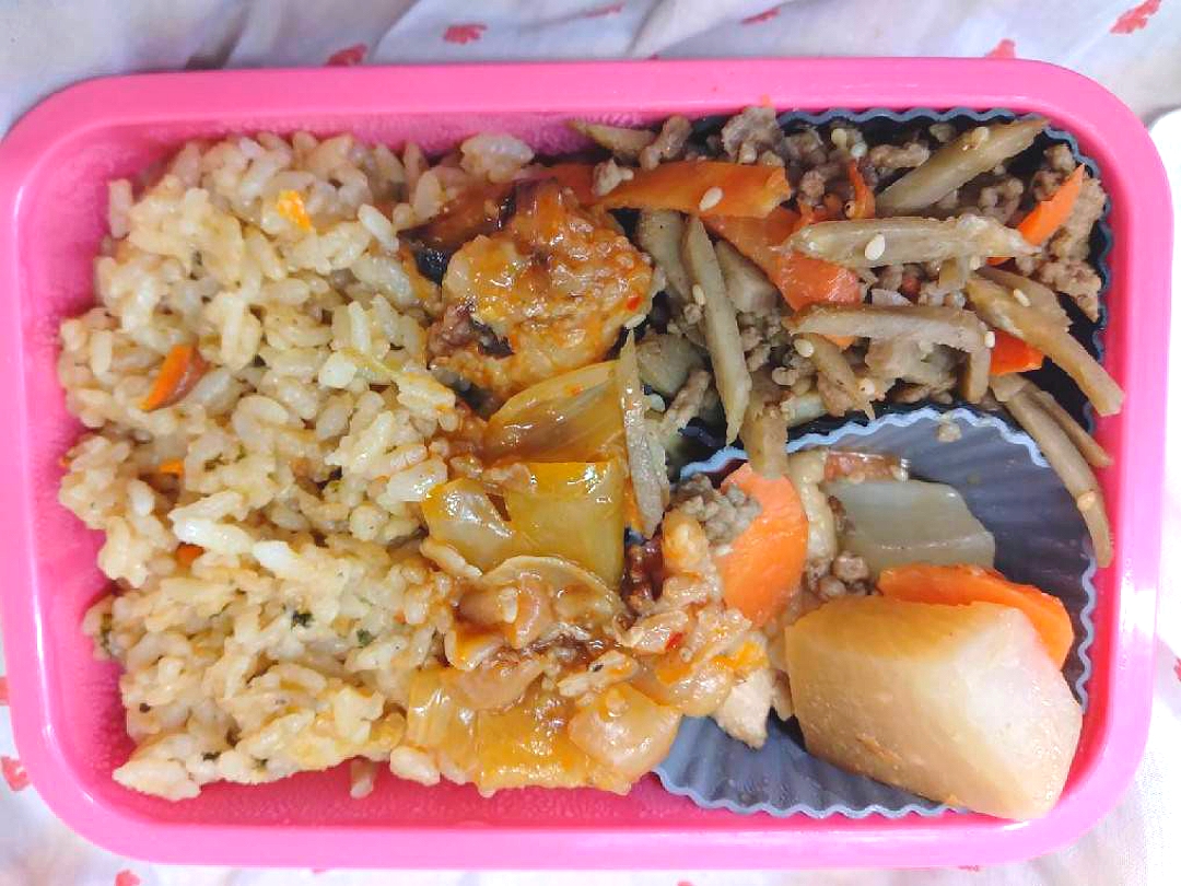 カレーピラフ弁当（茶弁🧑‍🍳）