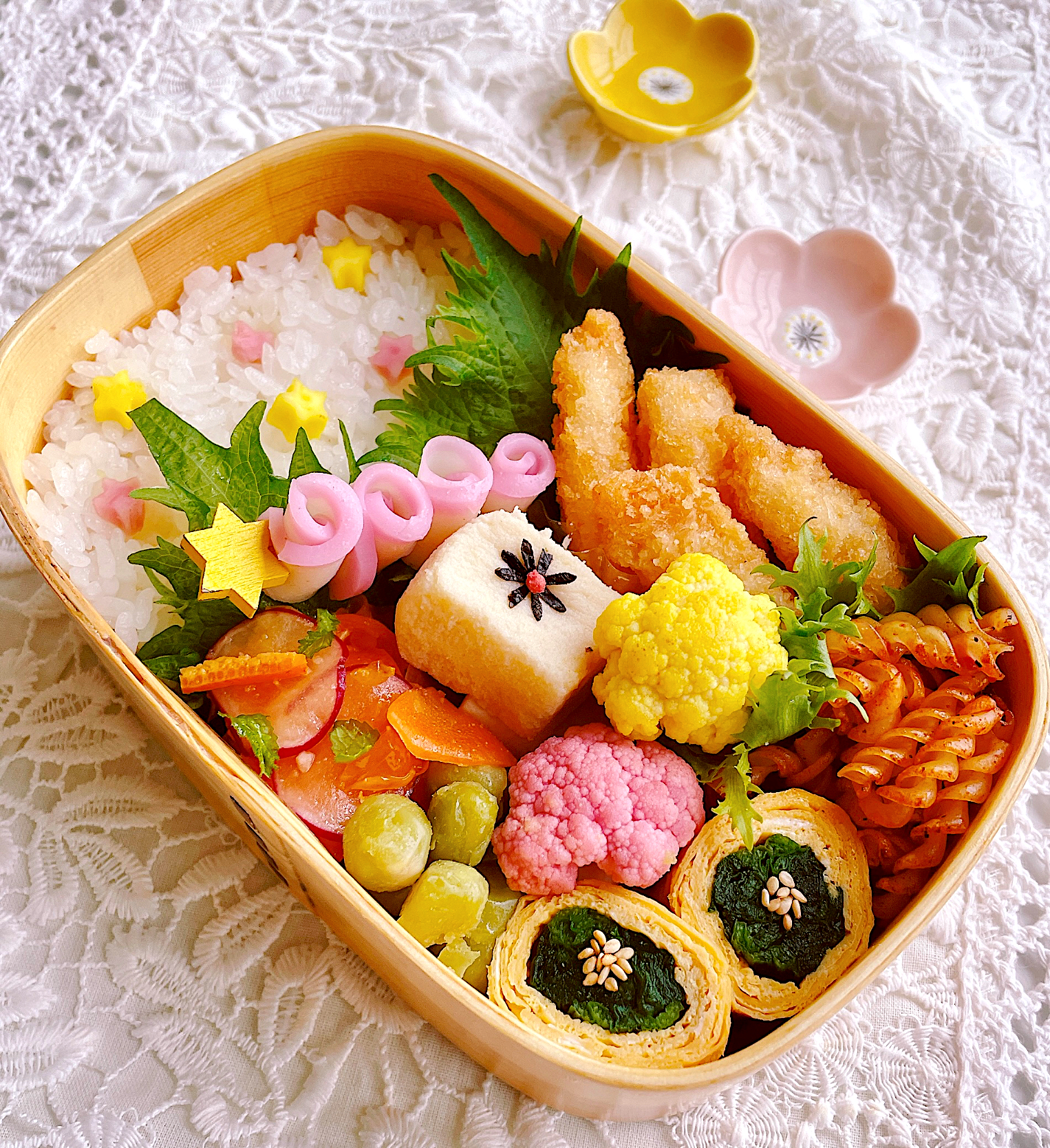 🌸⋆*お弁当🌼*･ 気持ちは春気分︎！✿·͜·