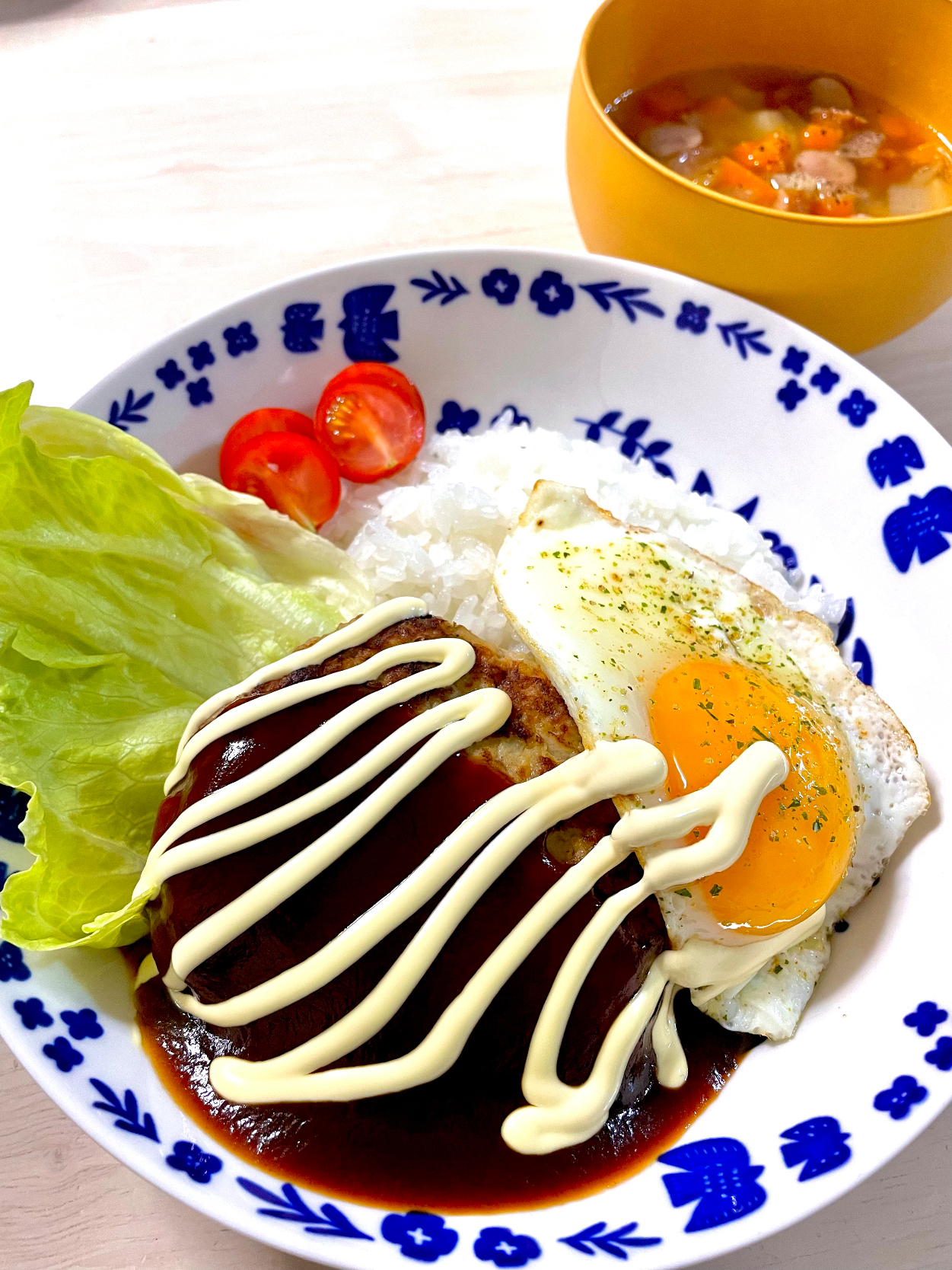 ロコモコ　今日の夕飯❁⃘*.ﾟ