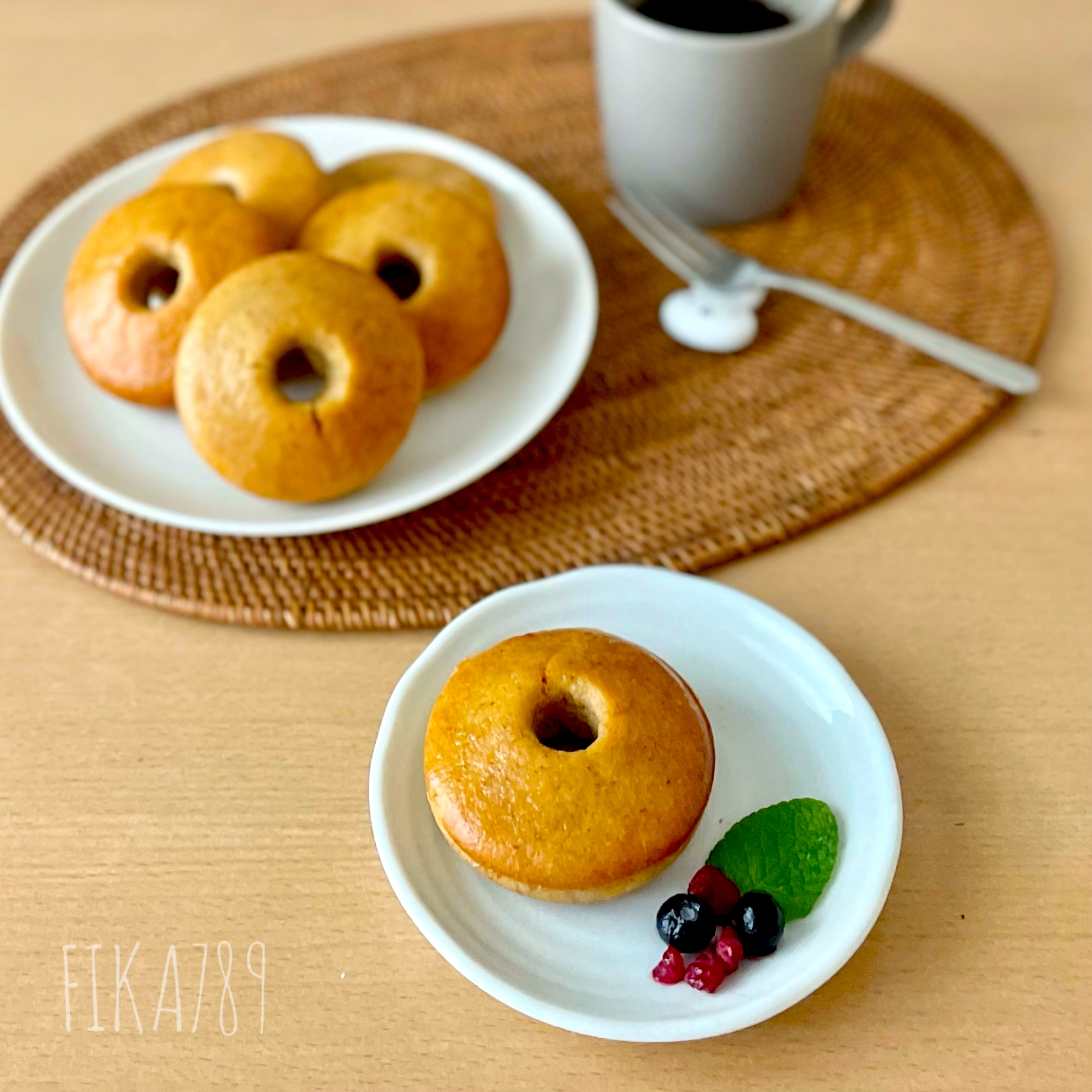 ホットケーキミックス で 焼きドーナツ