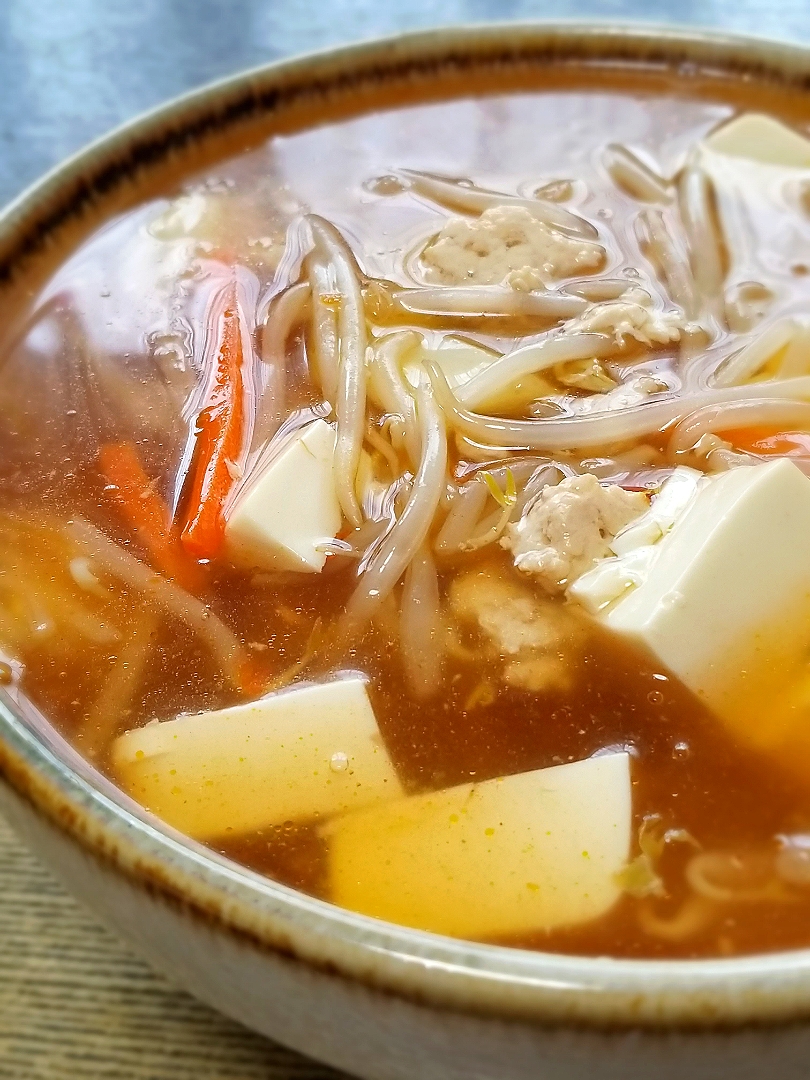 パパ作👨あったまる～酸辣湯麺