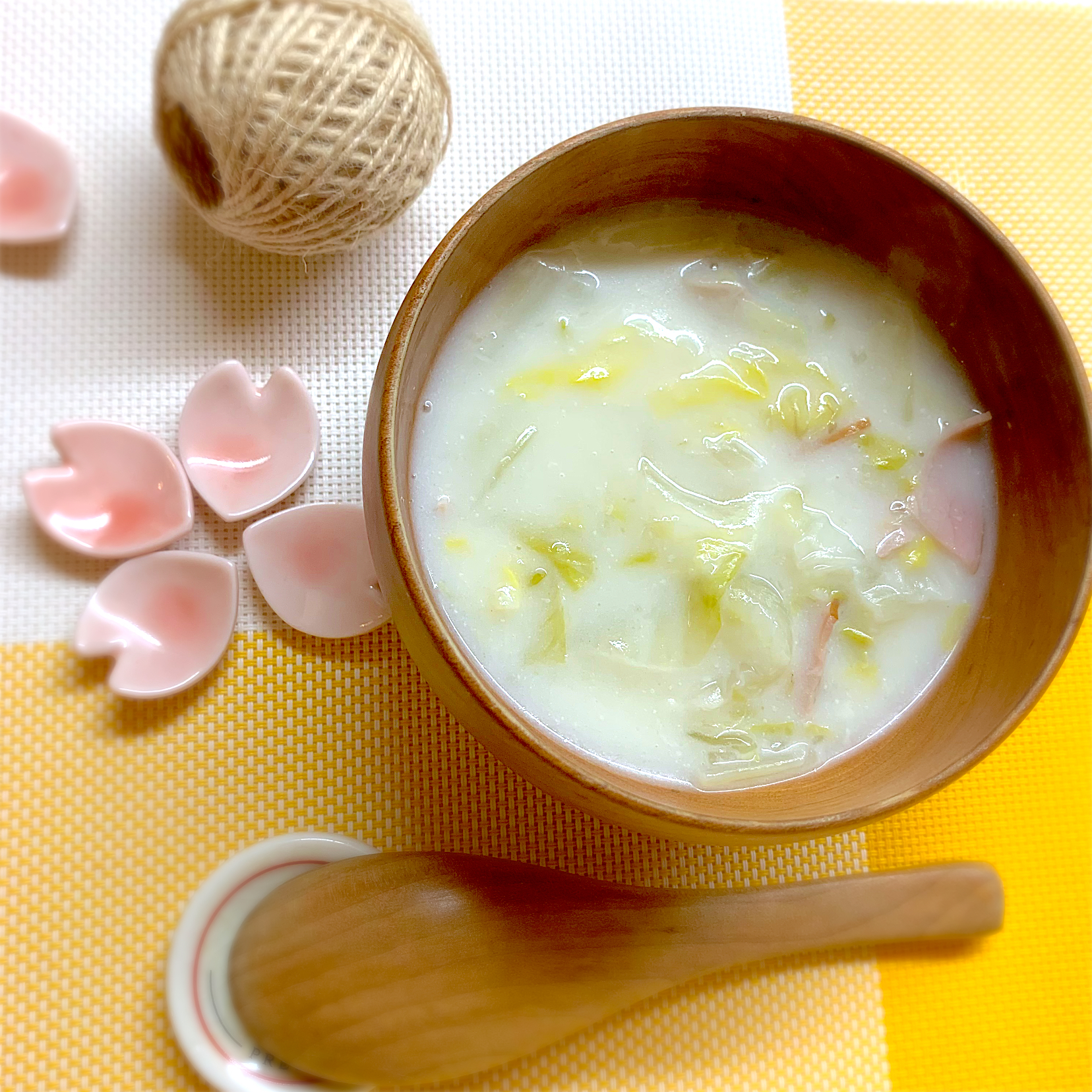 とんちんさんの料理 バター・生クリーム不使用~簡単で美味しい白菜とベーコンのミルク煮