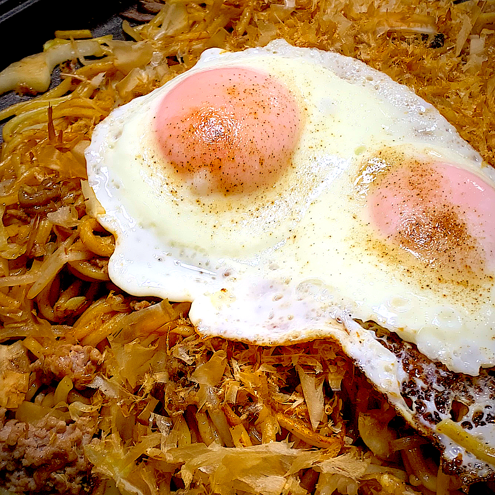 冷蔵庫のアルモンde横手風焼きそば