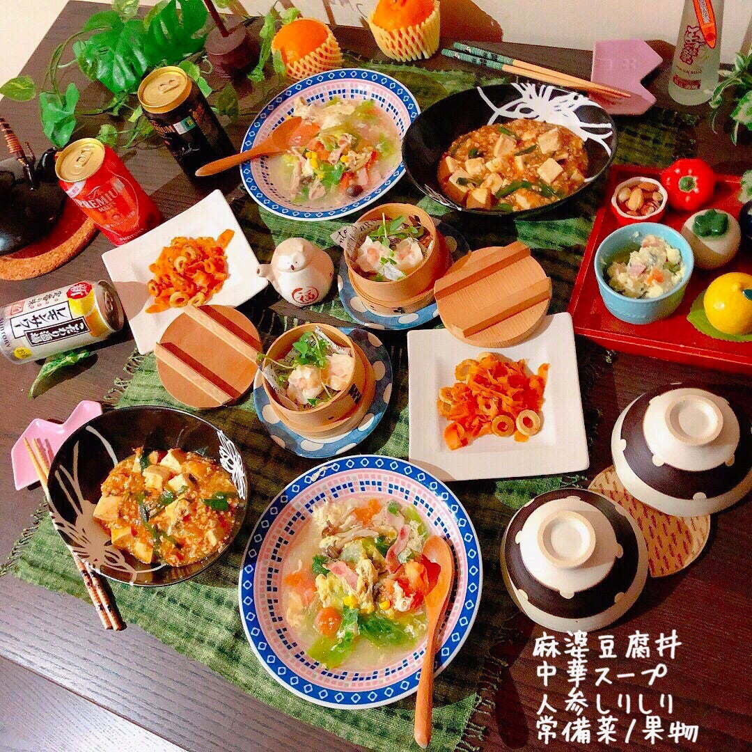 【♬週の始まり〜中華の夕飯🌃】