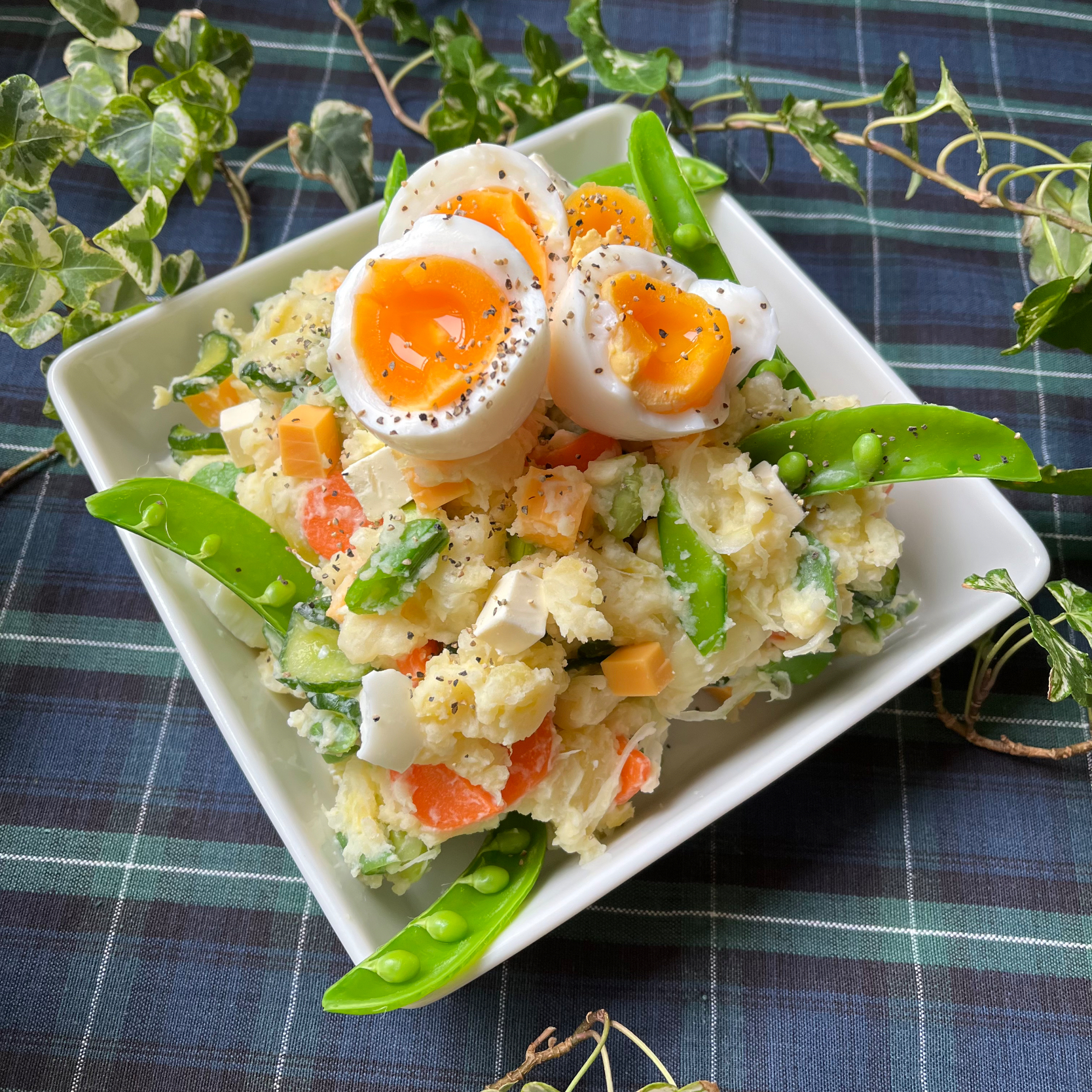 🥔🥗我が家の定番ハムなしポテトサラダ🥔🥗