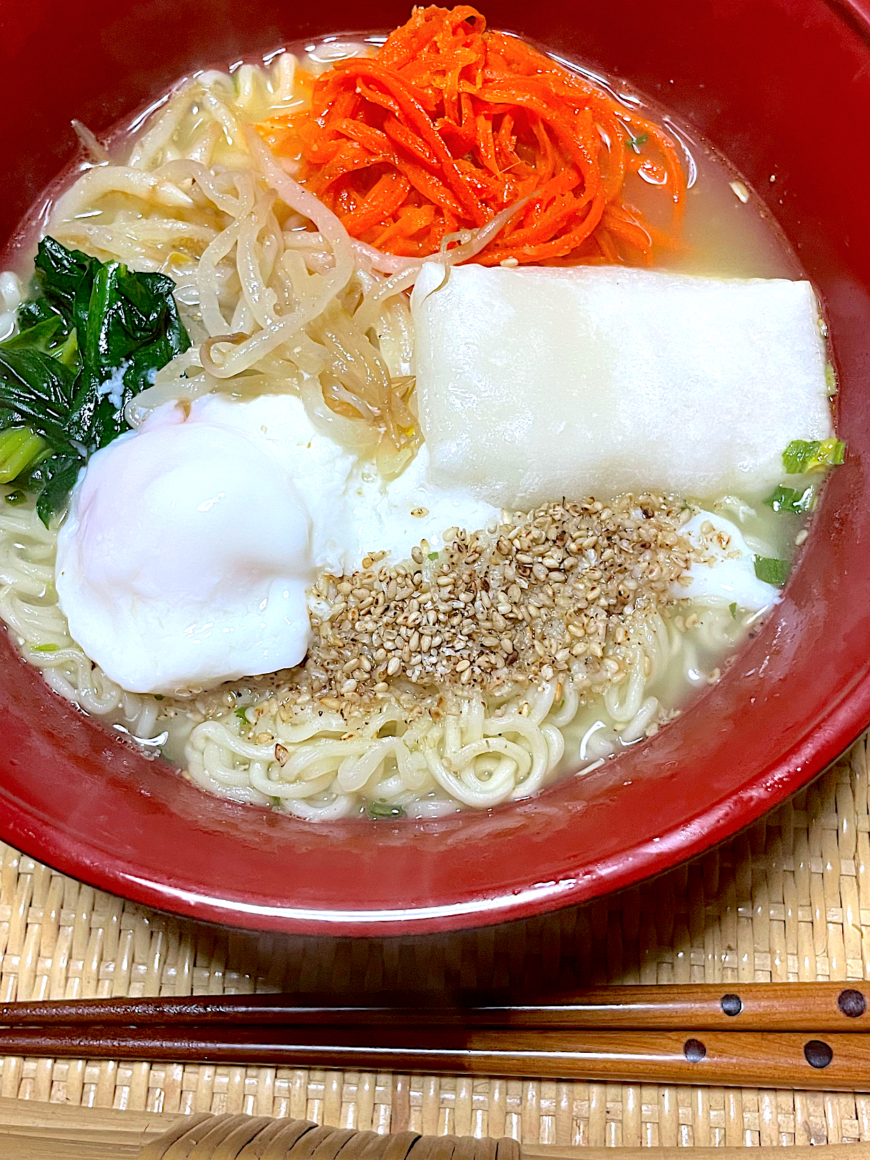 サッポロ一番塩ラーメンのチカララーメン