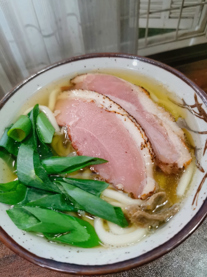 鴨ロースうどん👌グ〜です☺️