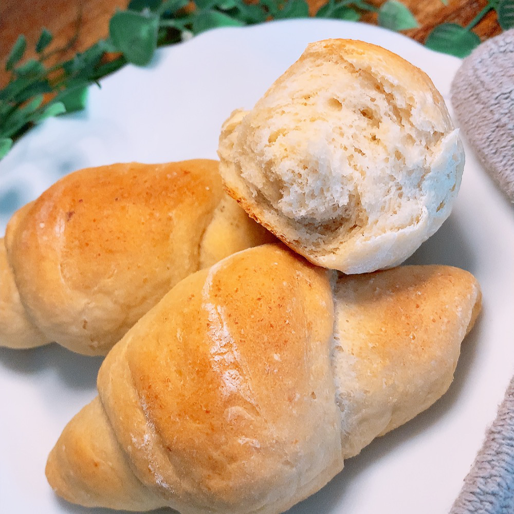 🥐生おから入りロールパン(断面)🥐