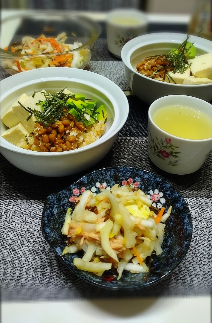 からあげビールさんの料理 【おうち居酒屋ごはん】白菜とツナのこれうま塩こんぶナムル