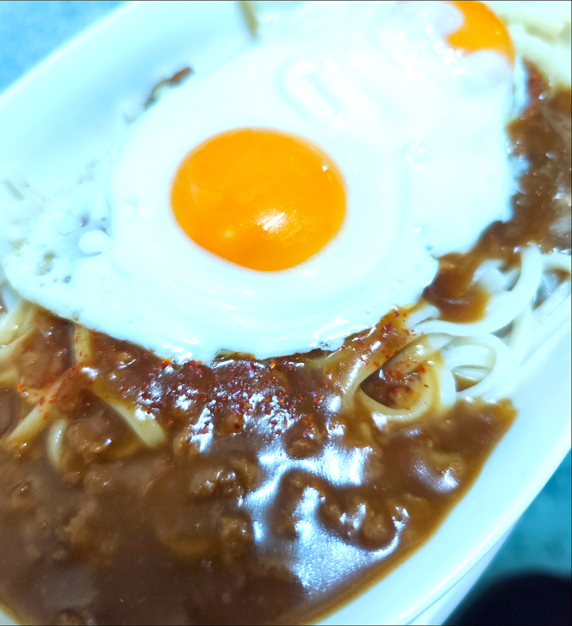 肉みそまぜ麺(讃岐うどん)