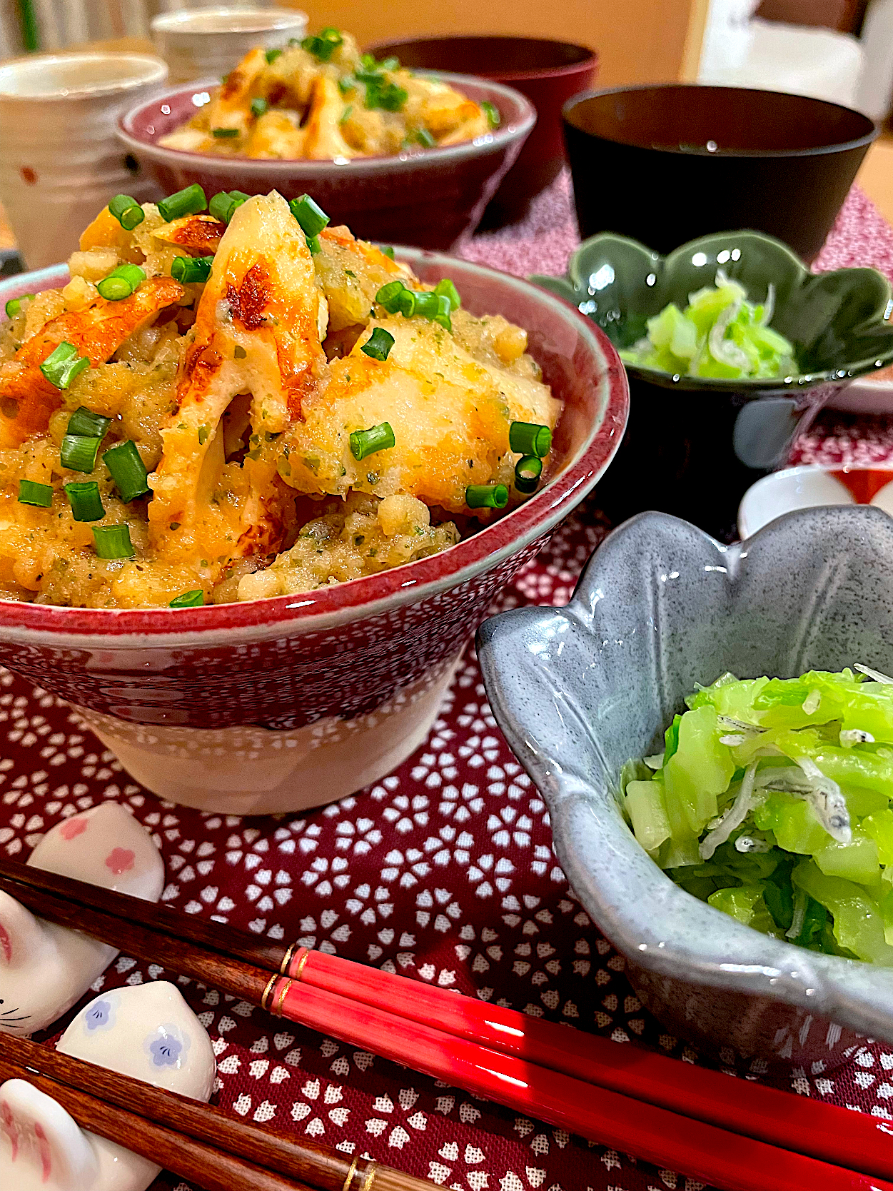 Mariruさんの料理 ちくわ磯辺の天丼風〜♪みぞれ煮で〜